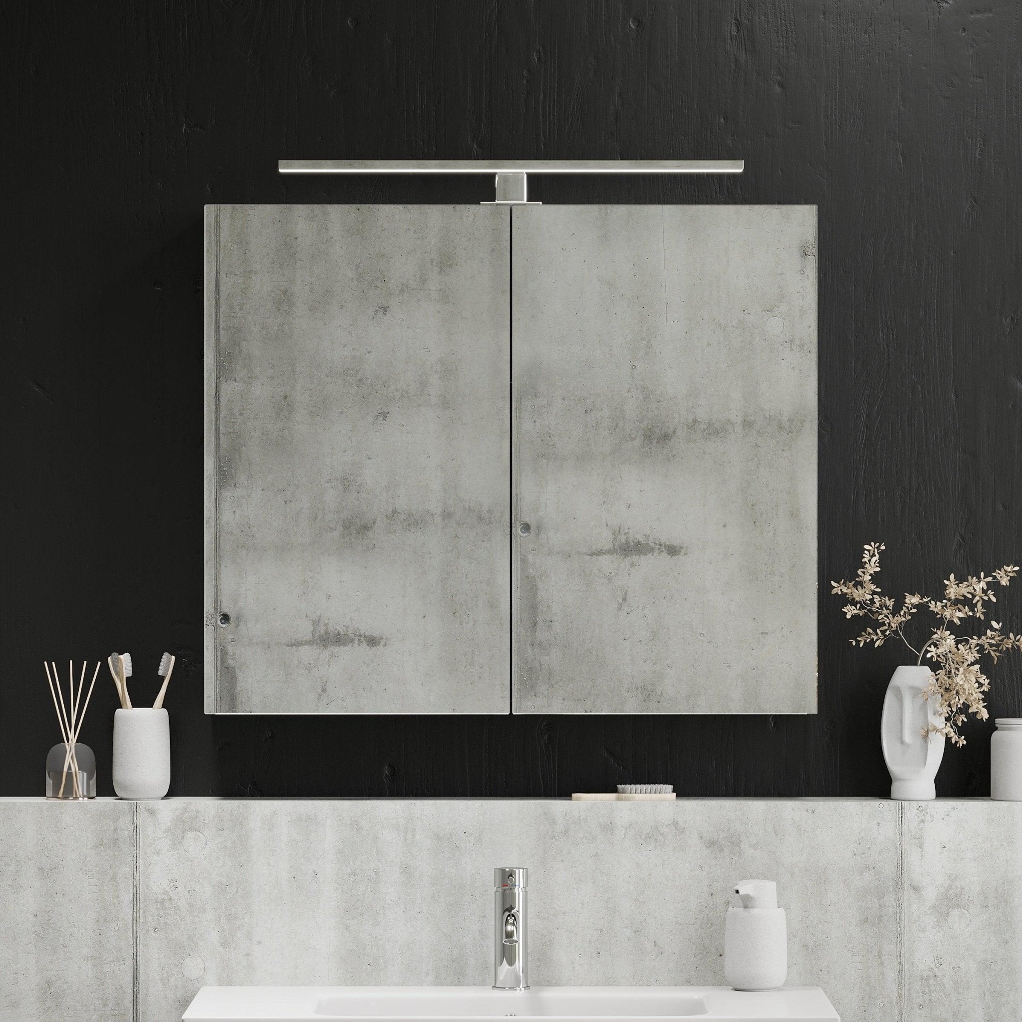 Morgedal, Mirror Cabinet, White Mat - 100 cm - MASTERSTORE - 8595677134988 - Mirror Cabinet - 02 - 100 - 53 - 01 - 00 - 8595677134988