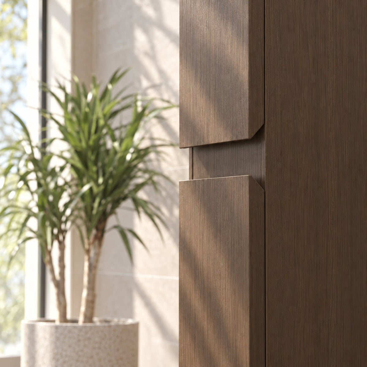 Tall cabinet - 30x31x174 cm - 2 doors - walnut - Kenwood - MASTERSTORE - 8595677180732 - Tall Cabinets - 04-030-64-84-01 - 8595677180732