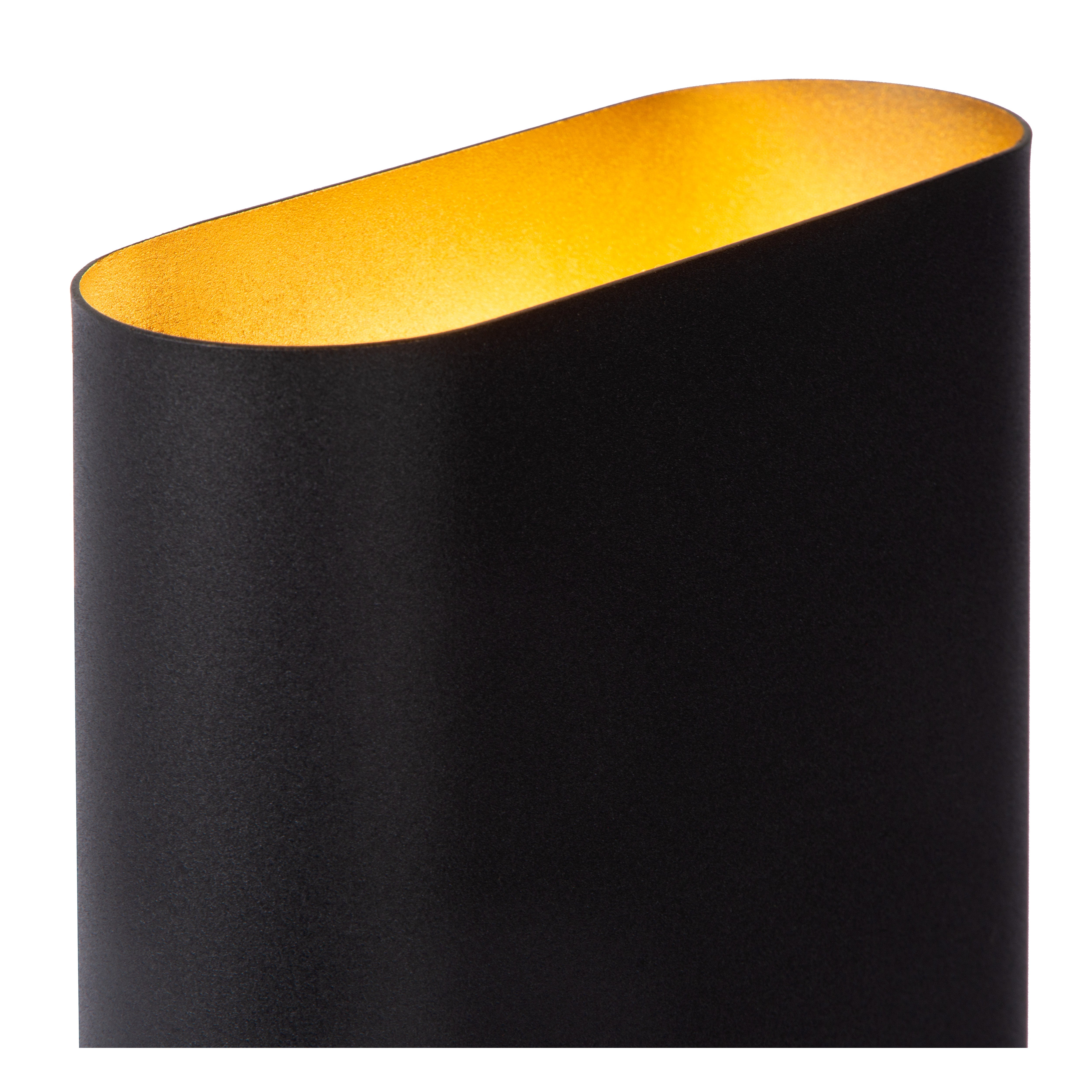 Ovalis, Vägglampor, Svart - 8 cm