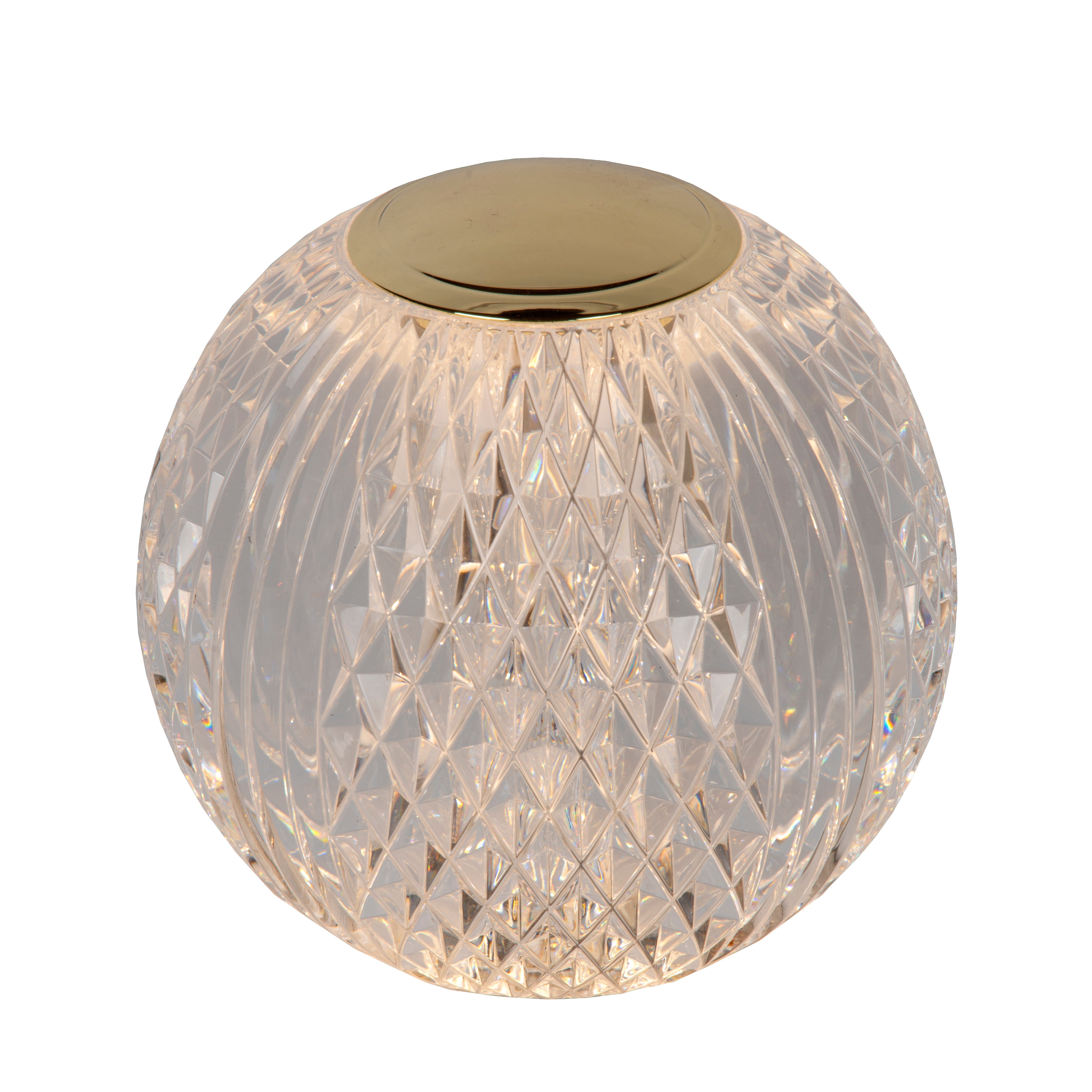 Cintra, bordslampa, transparent - 11 cm