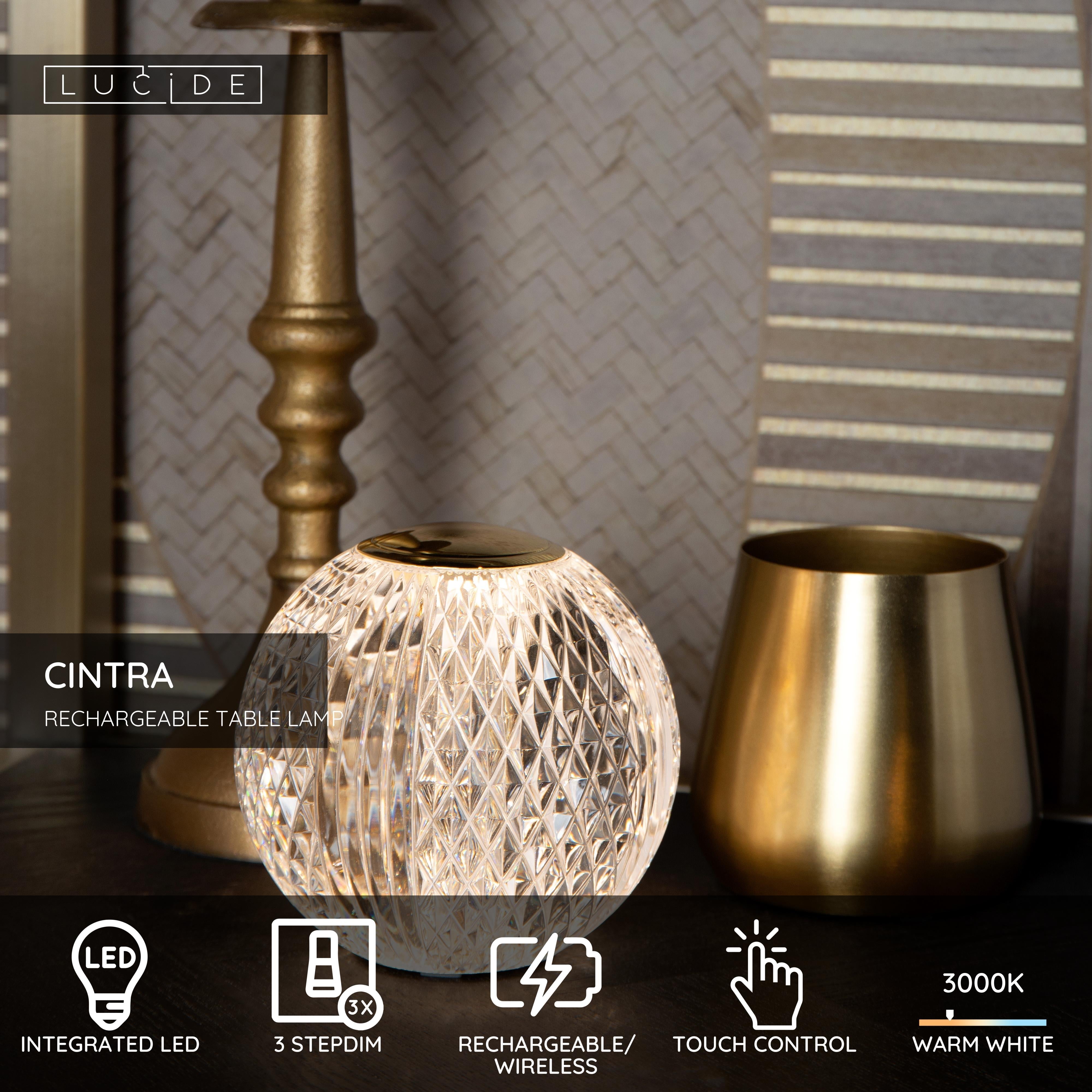 Cintra, Bordslampa, Transparent - 9 cm
