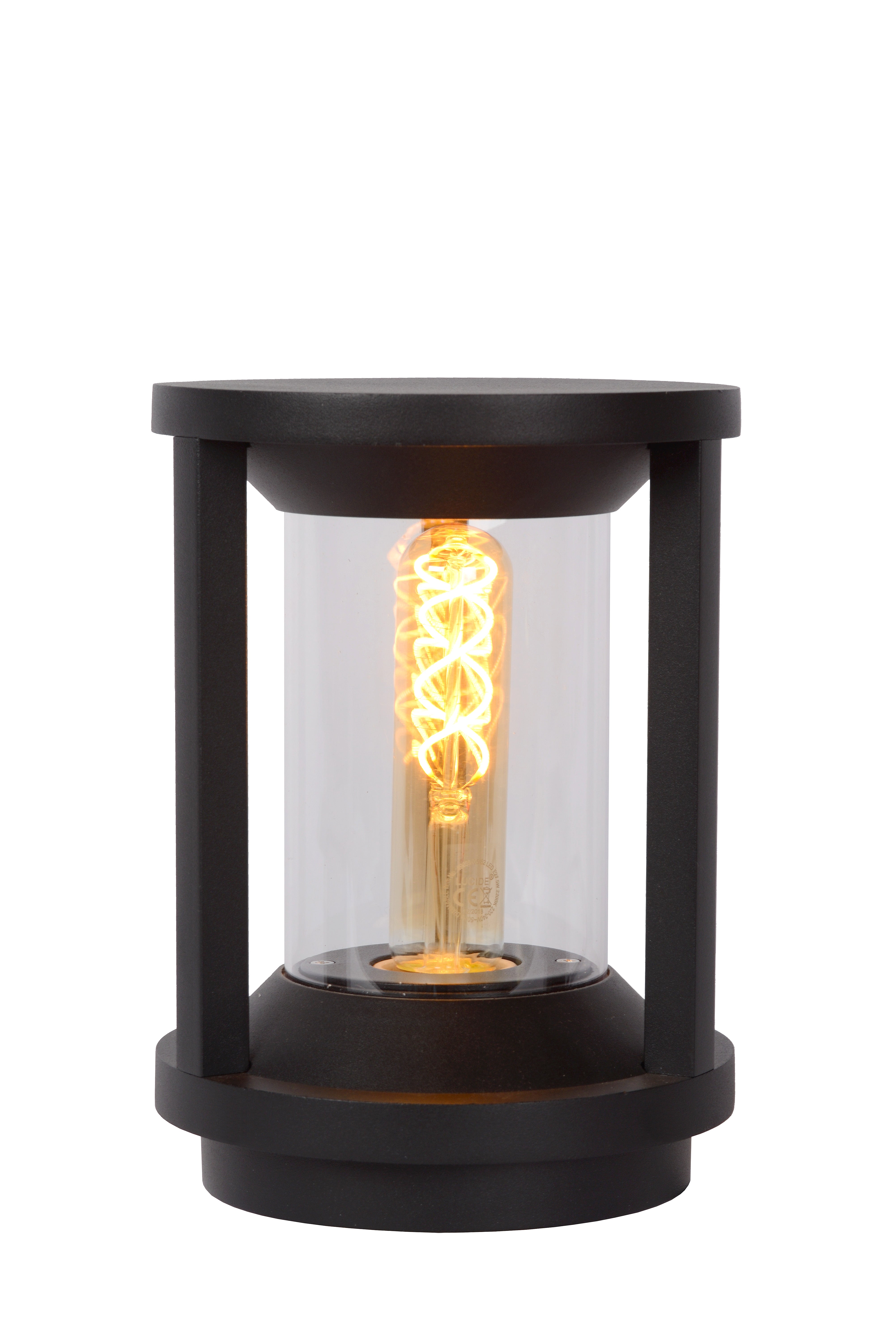 Cadix, pollarbelysning, svart - 16 cm