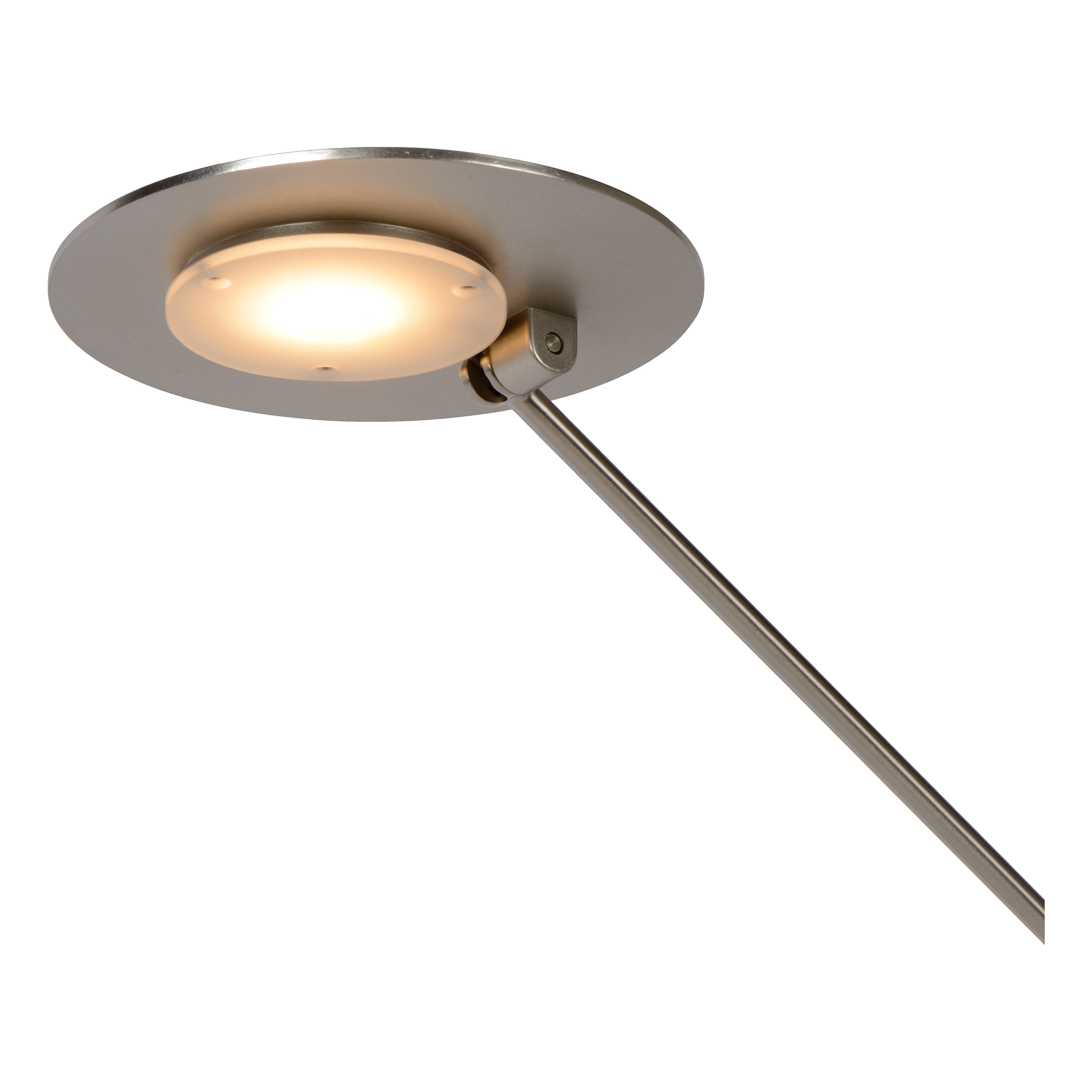Anselmo, Skrivbordslampa, Satin Krom - 18 cm