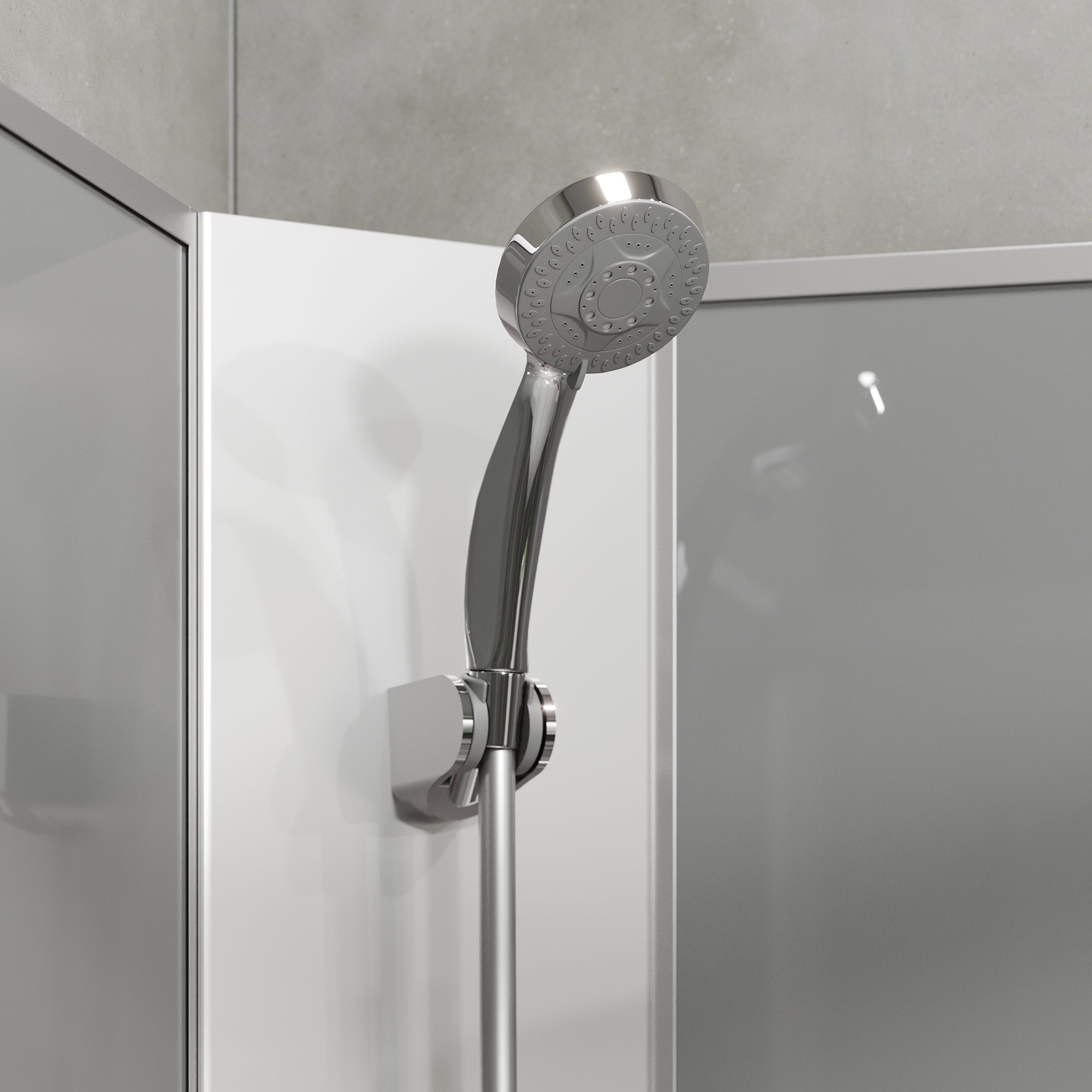Austin, Shower Cabin Set - Code, Clear/Satin - 90 cm - MASTERSTORE - 8595677199475 - Shower Cabin Set - Code - 20 - 090 - 14 - 67 - 02 - 8595677199475