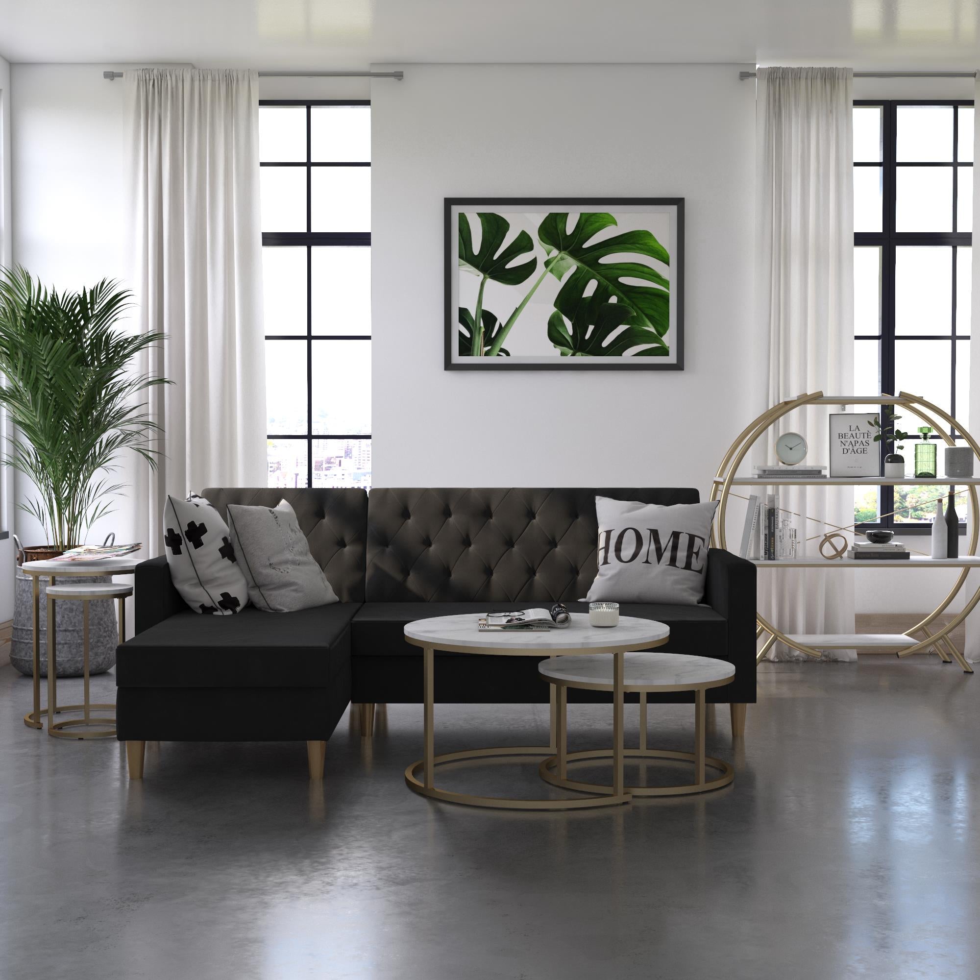 Amelia soffbord, vitt