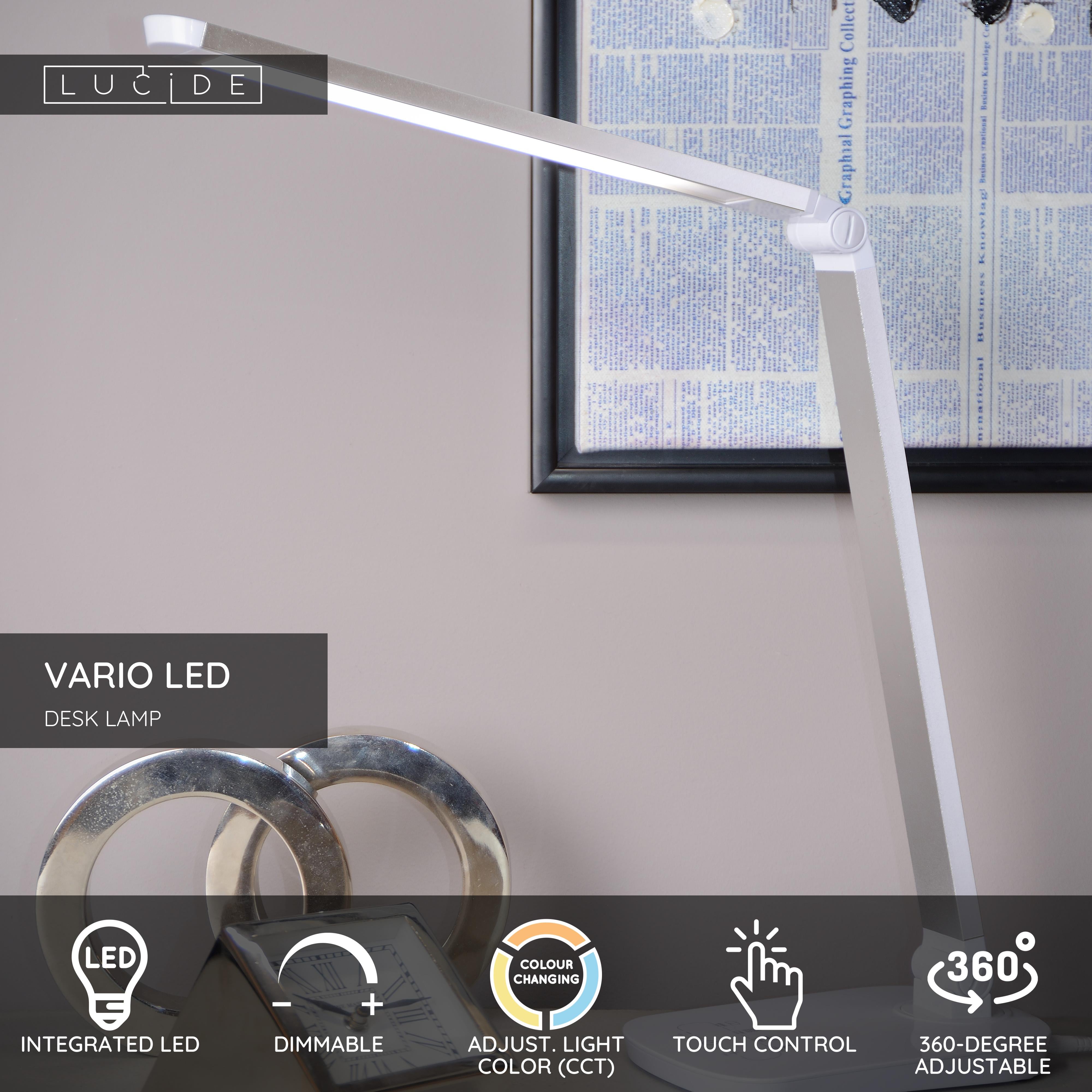 Vario LED, Skrivbordslampa, Vit - 60 cm