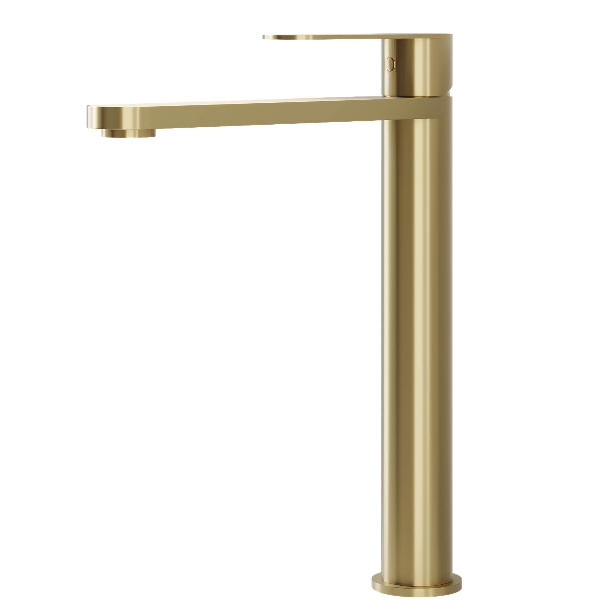 Tvättställsblandare med modern design - hög modell 27,3 cm - mattsvart - Tårnby
