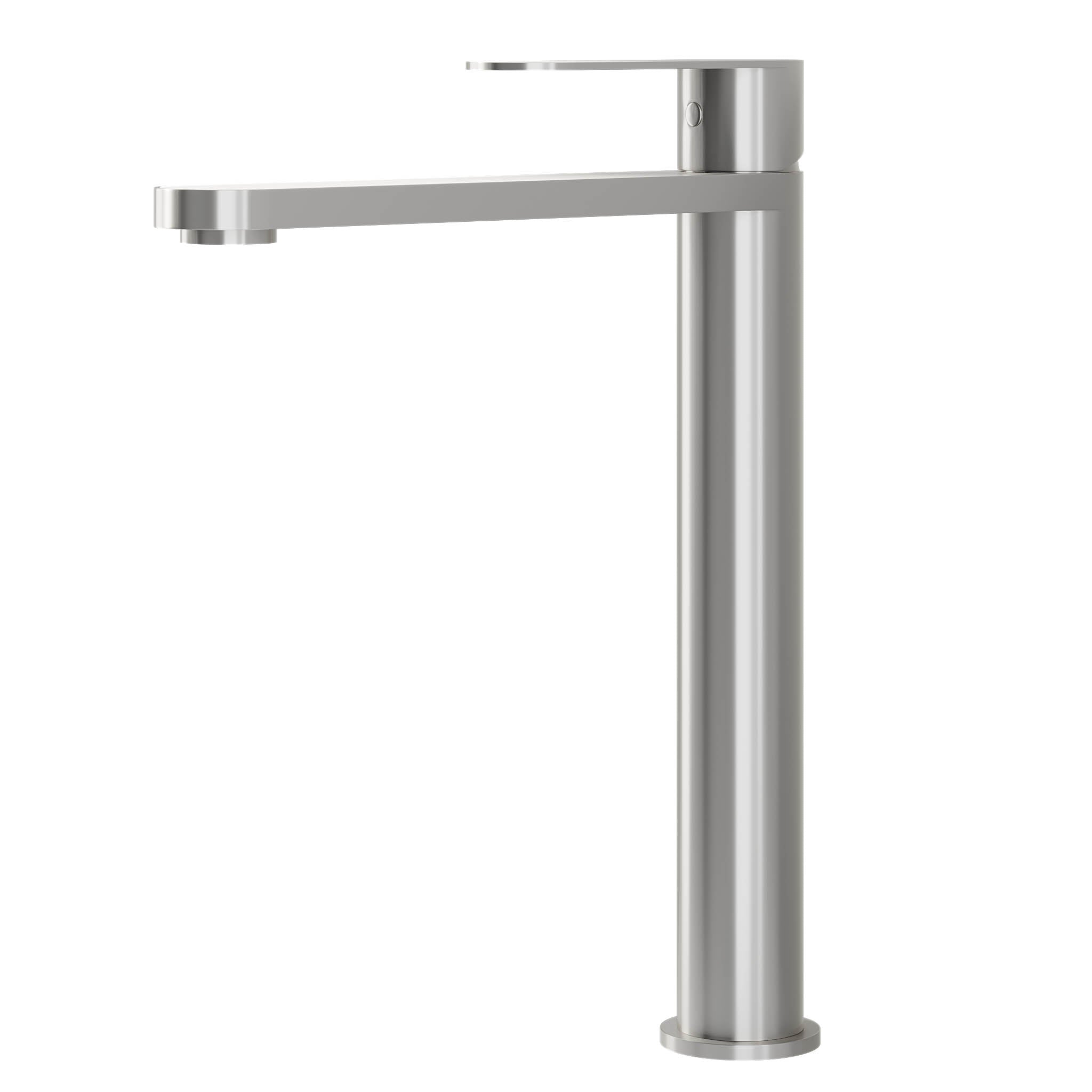 Tvättställsblandare med modern design - hög modell 27,3 cm - mattsvart - Tårnby