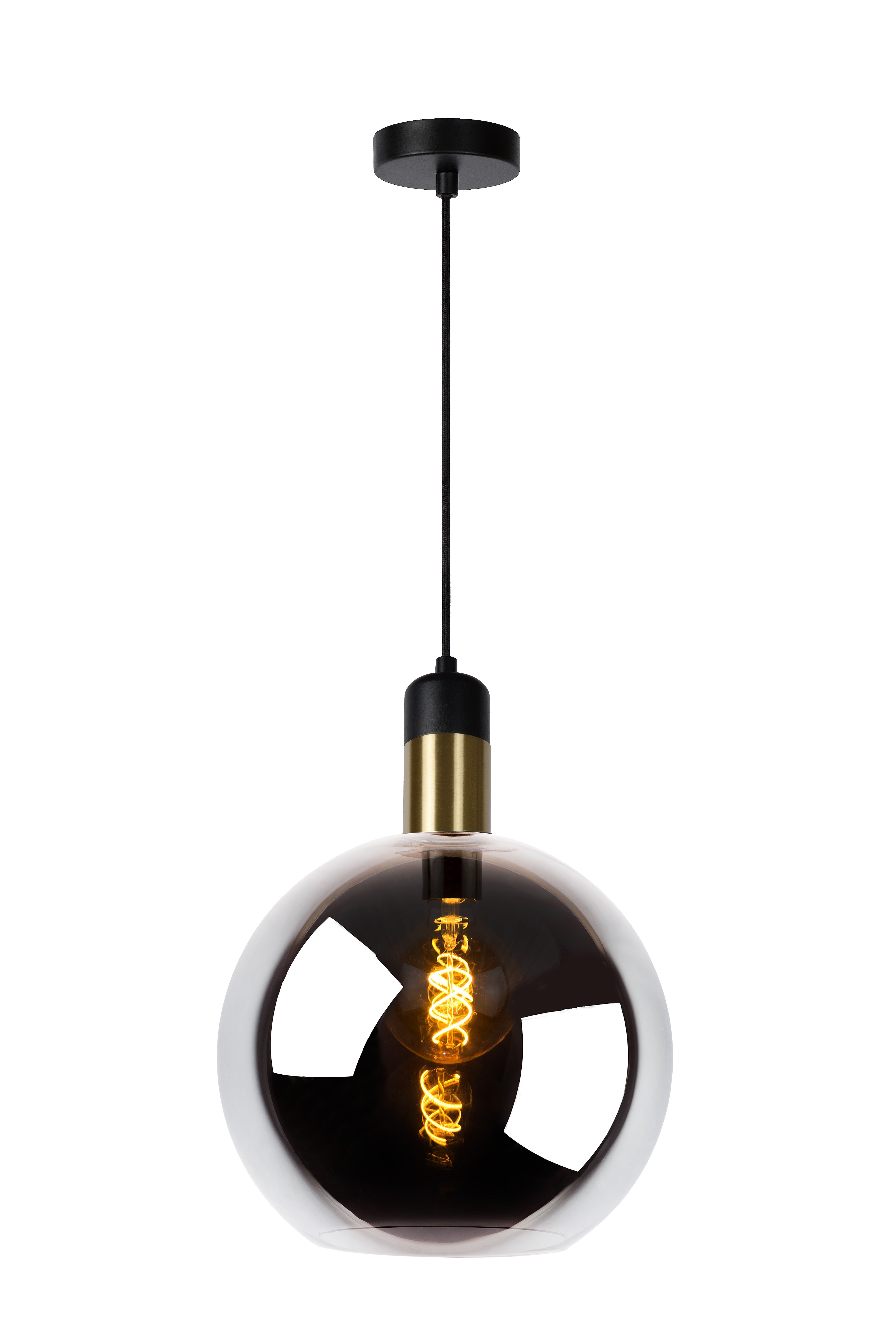 Julius, Pendellampa, rökgrå - 28 cm