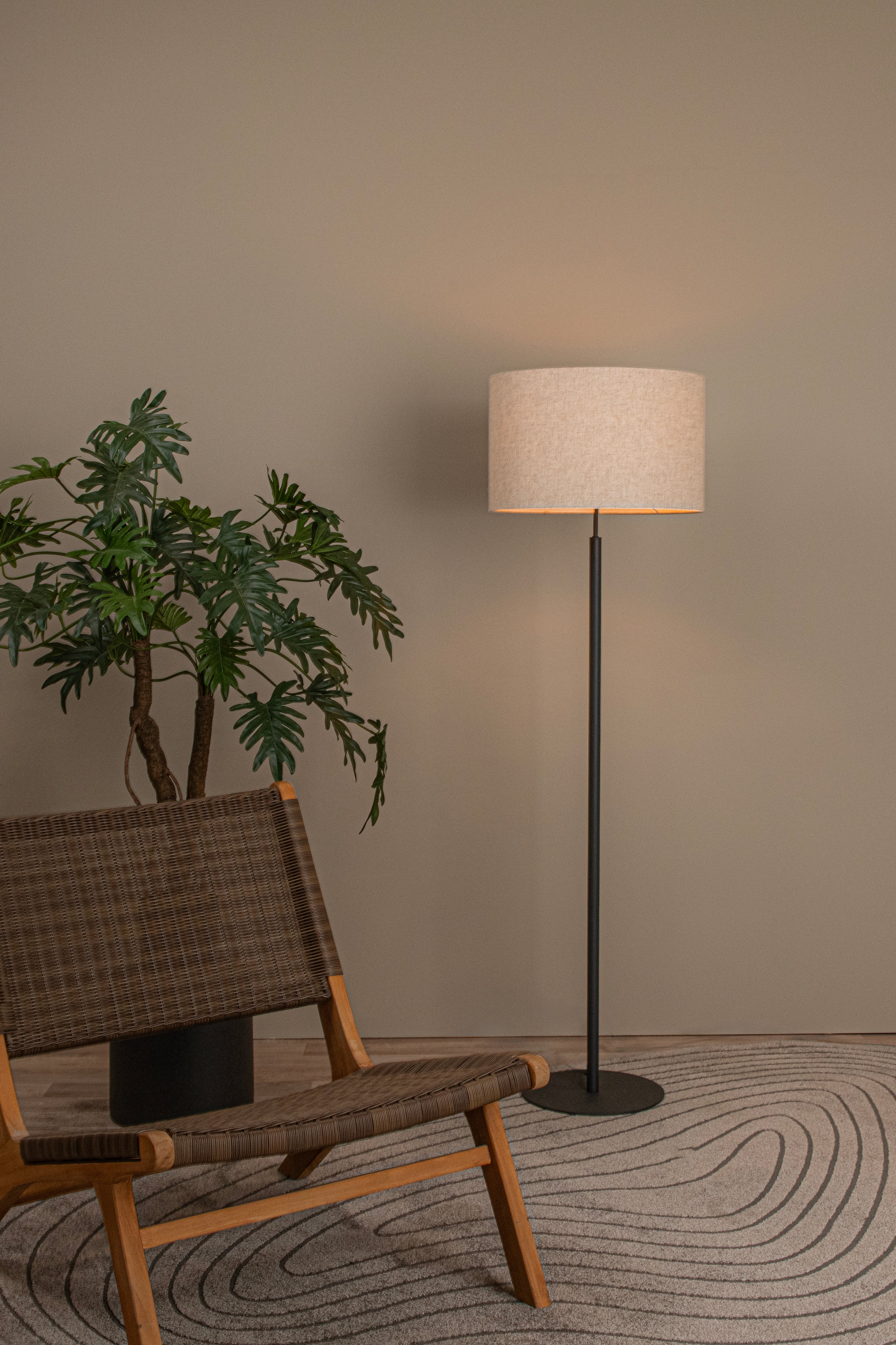 Maya, Golvlampa, Kräm - 45 cm