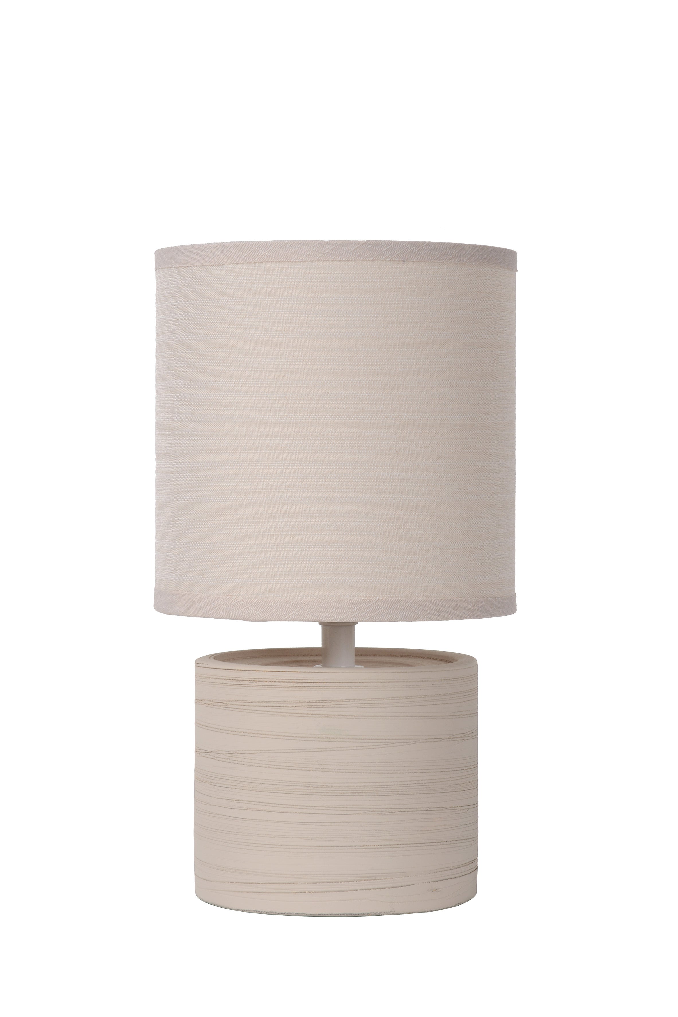 Greasby, Bordslampa, Krämfärgad - 14 cm