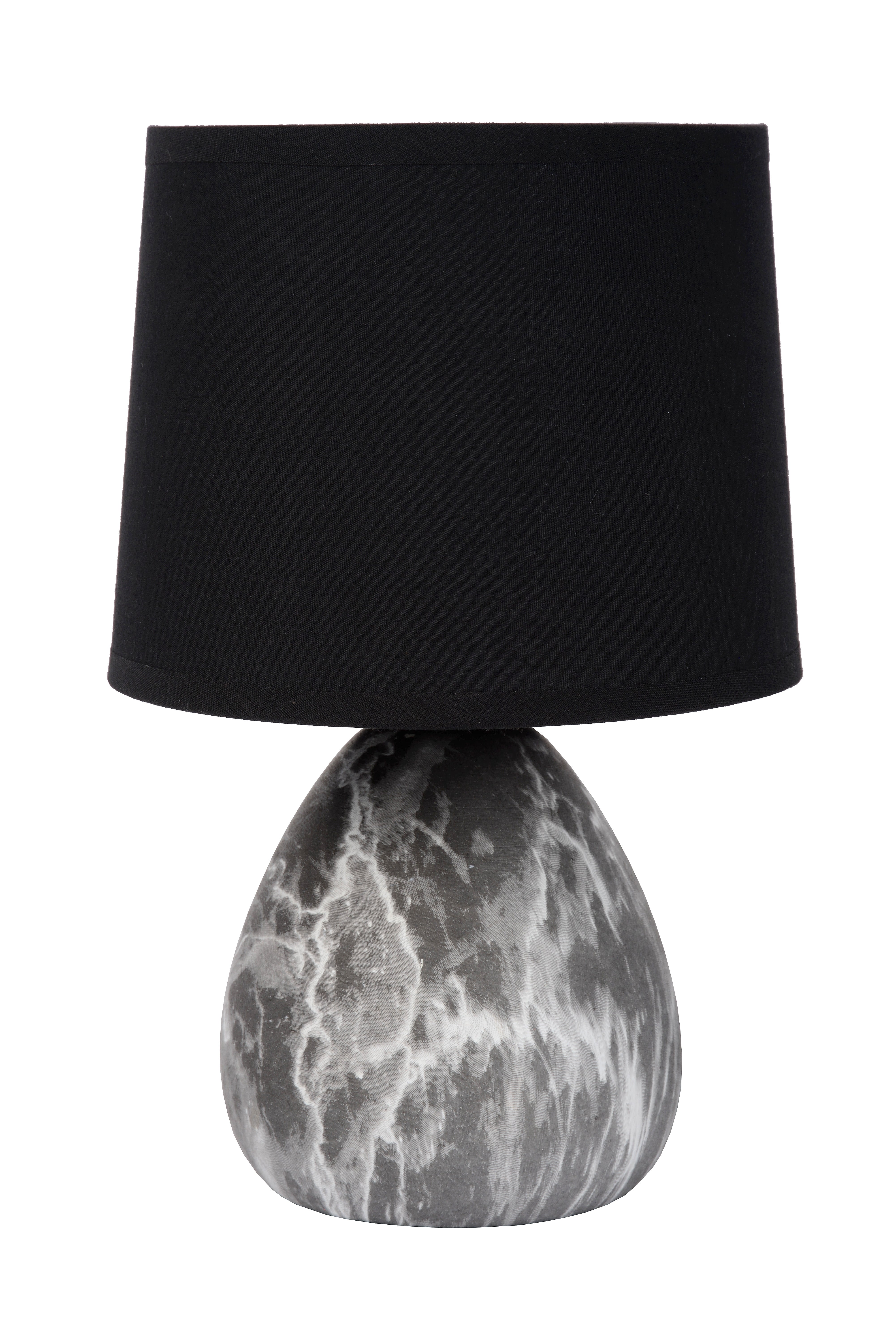 Marmo, Bordslampa, Svart - 16 cm