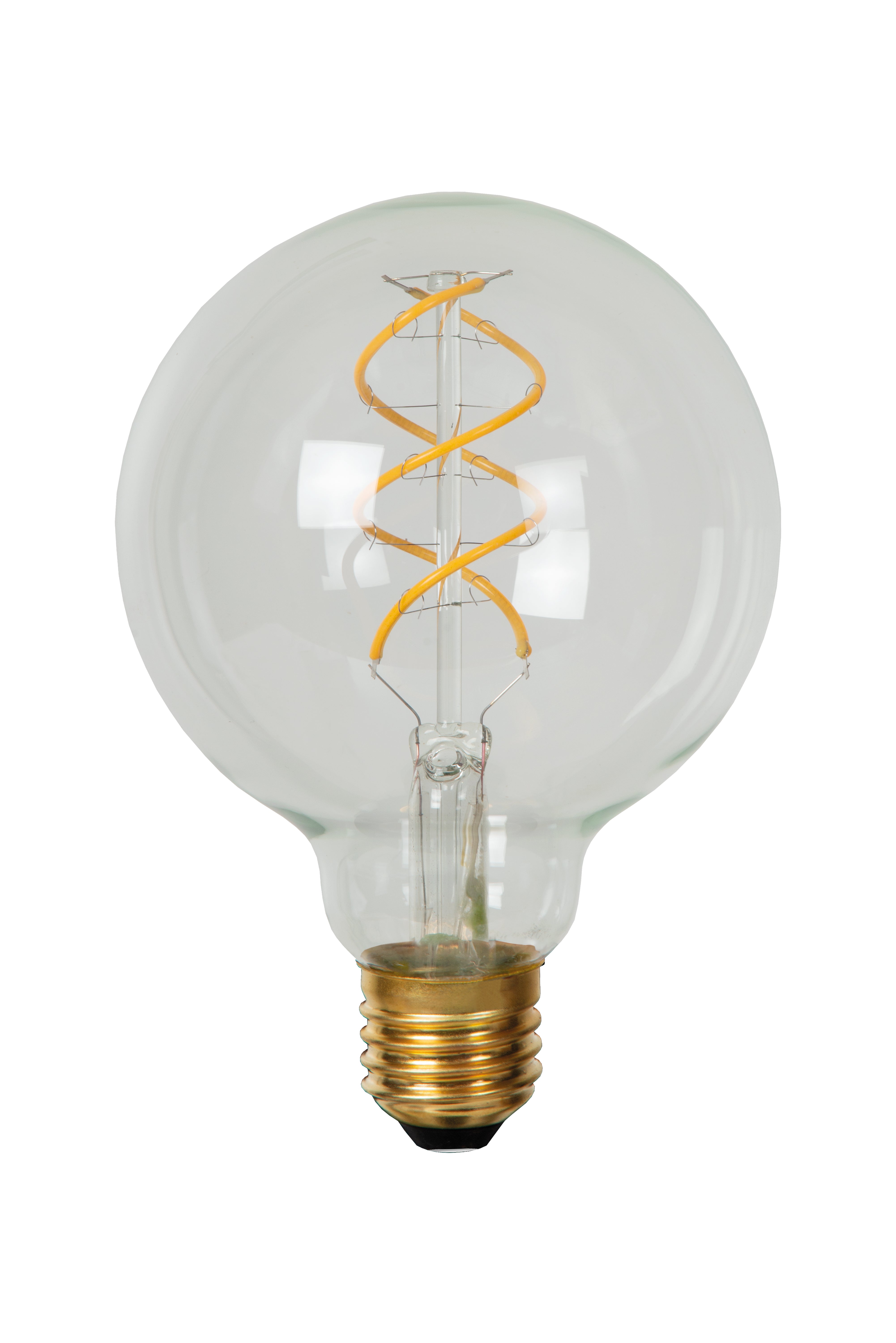 G95, Glödlampa med glödtråd, Transparent - 9,5 cm