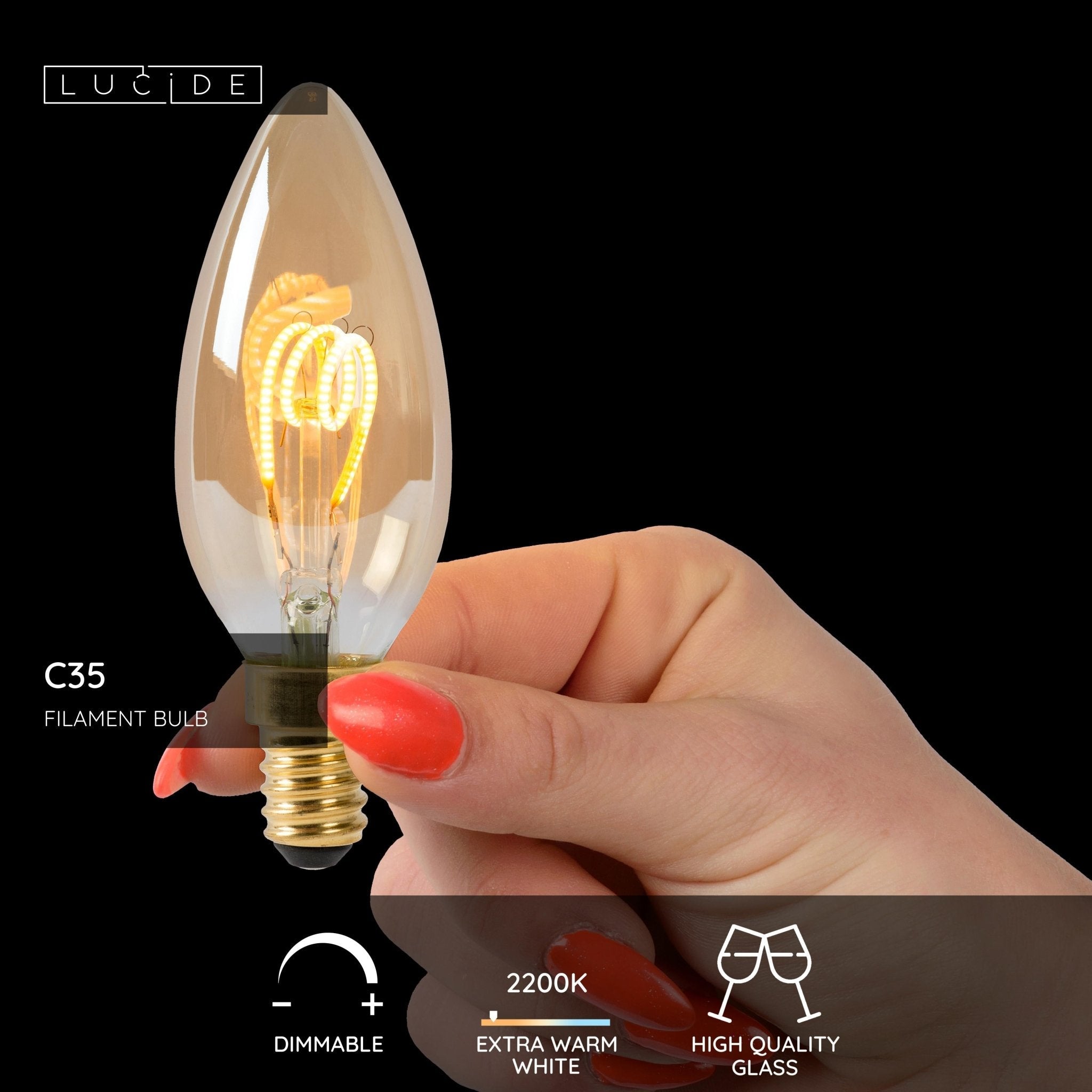 C35, Filament bulb, Amber - 3,5 cm - MASTERSTORE - 5411212491183 - Light Bulbs - 49043/03/62 - 5411212491183