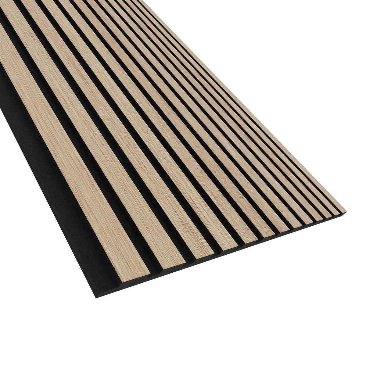 Akustikpanel 240 x 52 cm - 12 mm - Ljus ek - Vasahamn