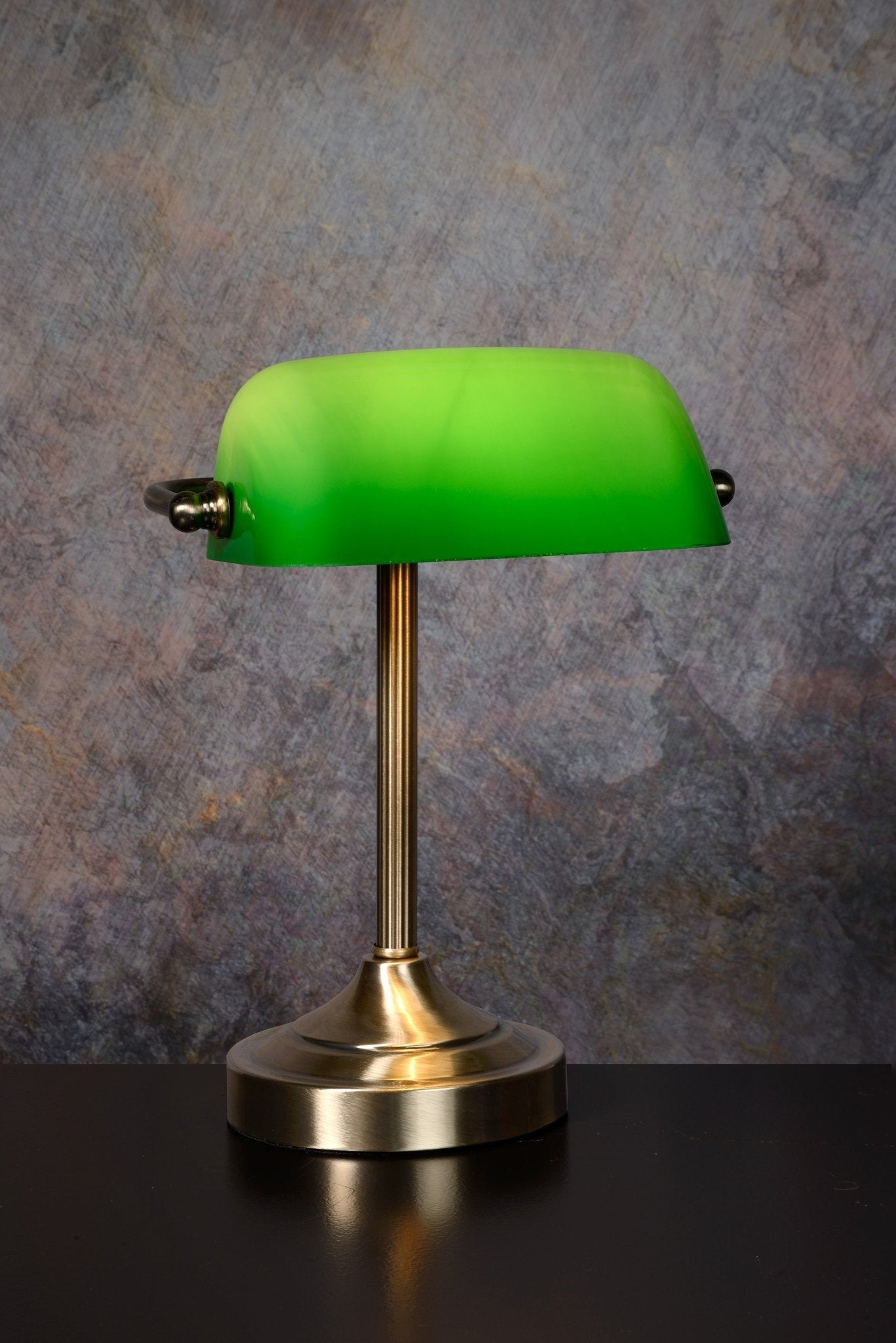 Bankerlampa, skrivbordslampa, brons - 11 cm - Bordslampor - Bankerlampa, skrivbordslampa, brons - 11 cm -