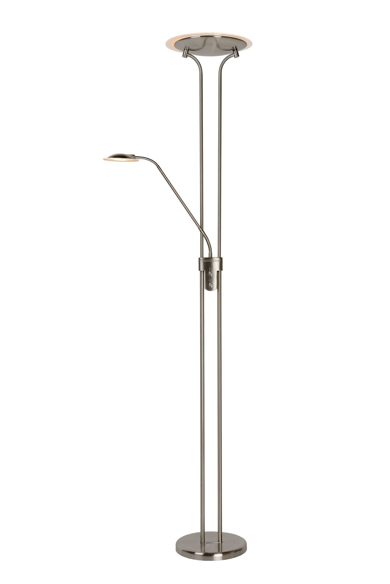 Champion - Led, golvlampa, Borstad aluminium Krom - 46 cm - Golvlampor - Champion - Led, golvlampa, Borstad aluminium Krom - 46 cm -