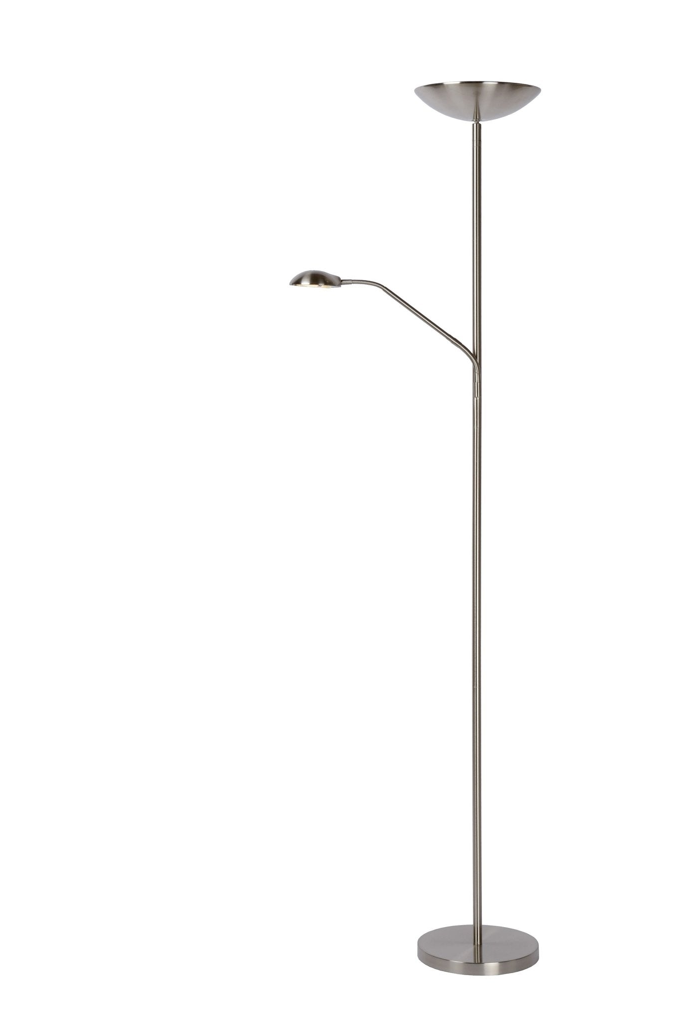 Zenith, golvlampa, satinkrom - 53,2 cm - Golvlampor - Zenith, golvlampa, satinkrom - 53,2 cm -
