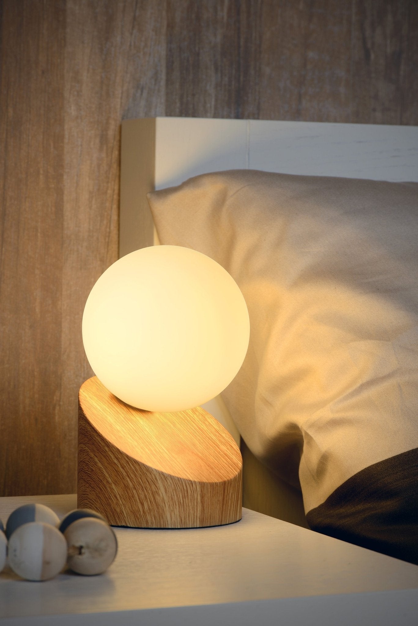 Len, bordslampa, ljust trä - 10 cm - Bordslampor - Len, bordslampa, ljust trä - 10 cm -