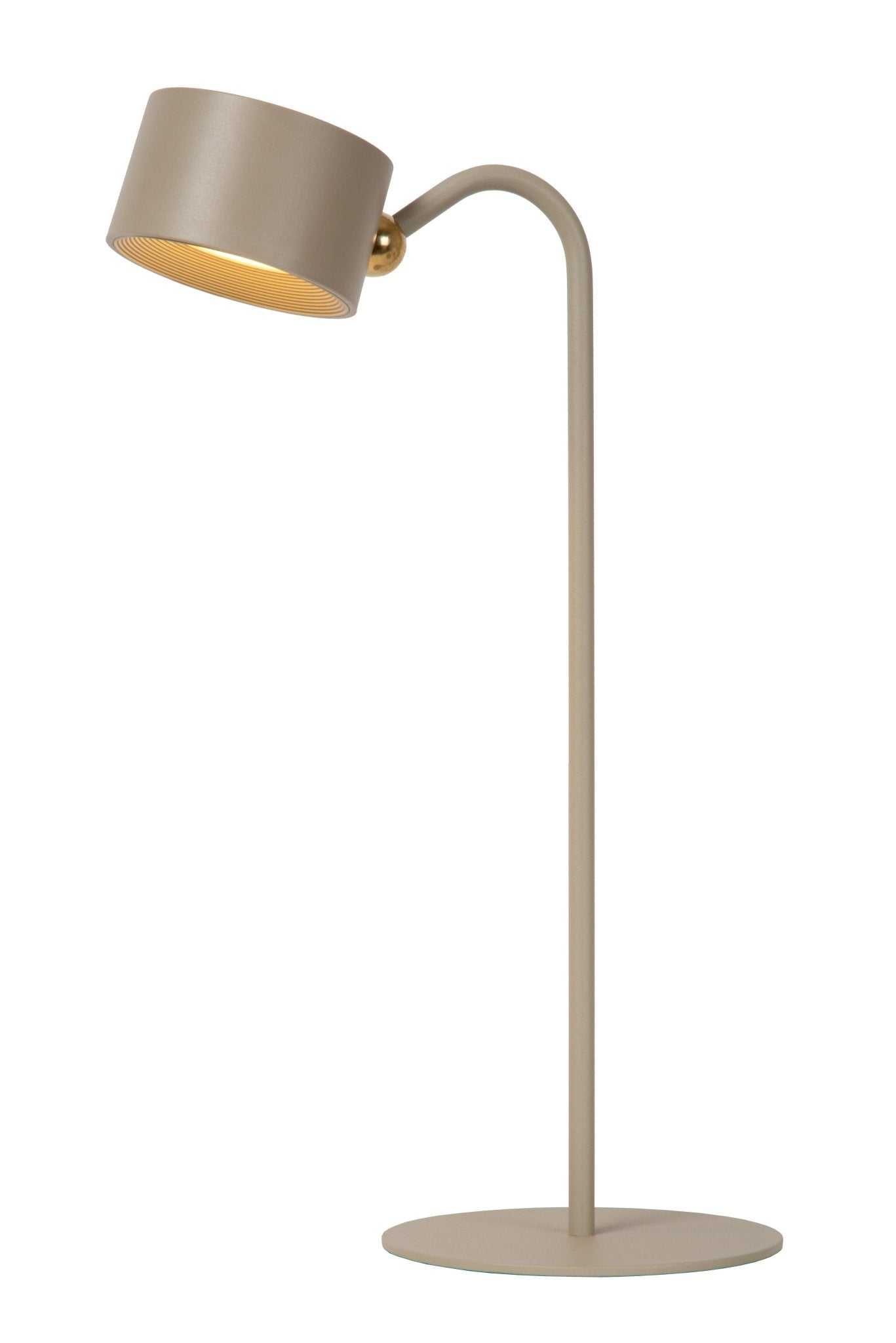 Jolan, skrivbordslampa, taupe - 12 cm - Bordslampor - Jolan, skrivbordslampa, taupe - 12 cm -