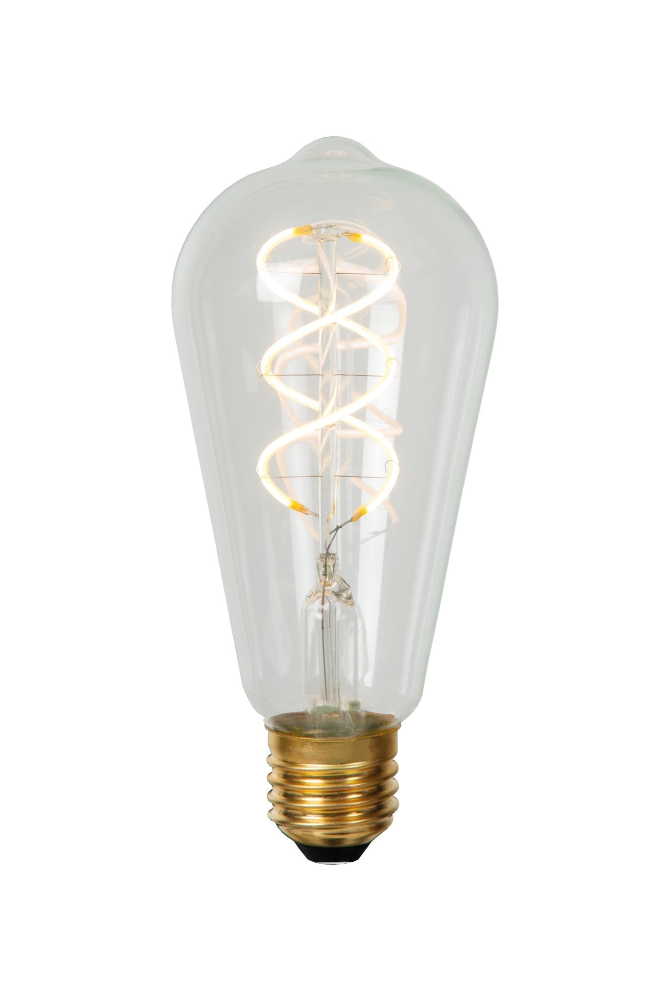 St64, glödlampa med filament, transparent - 6,4 cm - Ljuskällor - St64, glödlampa med filament, transparent - 6,4 cm -