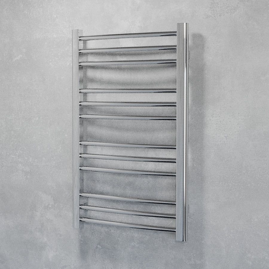 Towel heater - 61x78,5 cm - for electric connection and central heating, 12 horizontal bars - chrome - NEMO 12 - 600 - MASTERSTORE - 5704263600148 - Hydronic Towel Warmers - 1013-TVS - 5704263600148