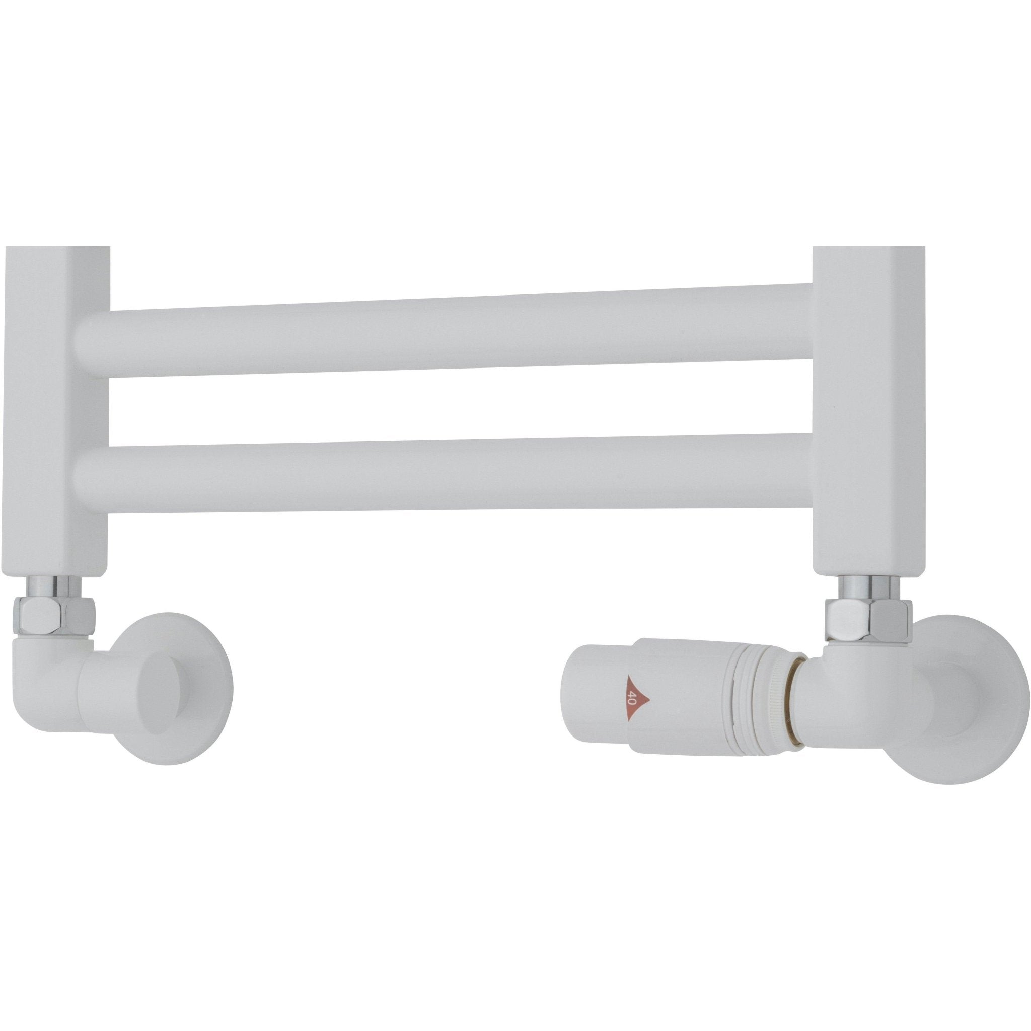 Vinkel, Towel Heater, White Glossy - MASTERSTORE - 5704263990300 - Towel Heater Valve - 1048 - TVS - 5704263990300