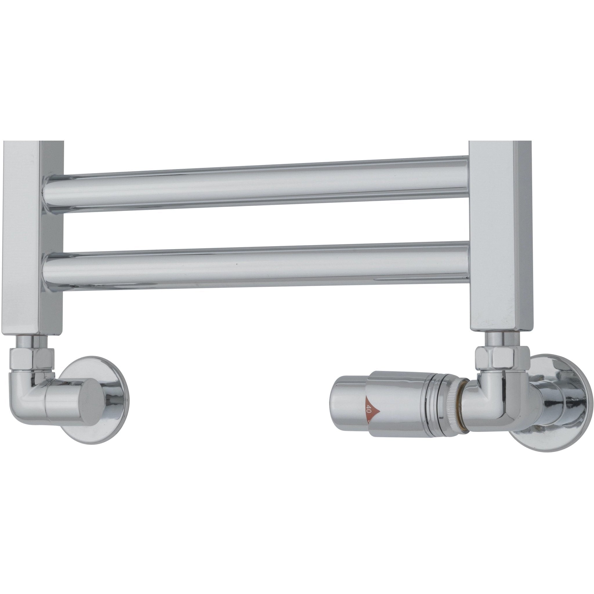 Vinkel, Towel Heater, White Glossy - MASTERSTORE - 5704263990300 - Towel Heater Valve - 1048 - TVS - 5704263990300
