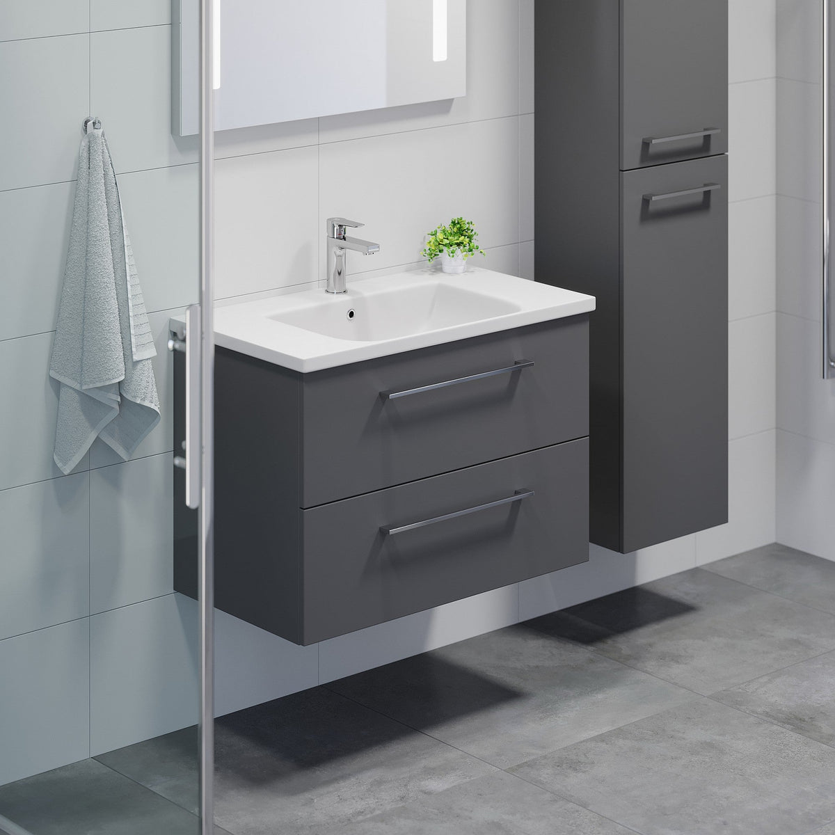 Melhus, Furniture Set - Code, Grey Anthracite - 61 cm - MASTERSTORE - 8595677171983 - Furniture Set - Code - 75 - 060 - 68 - 43 - 40 - 8595677171983