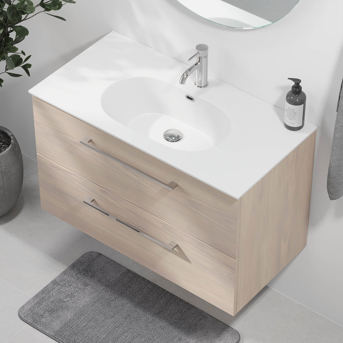 Harstad, Furniture Set - Code, Grey Wood - 90 cm - MASTERSTORE - 8595677191929 - Furniture Set - Code - 75 - 090 - 58 - 33 - 40 - 8595677191929