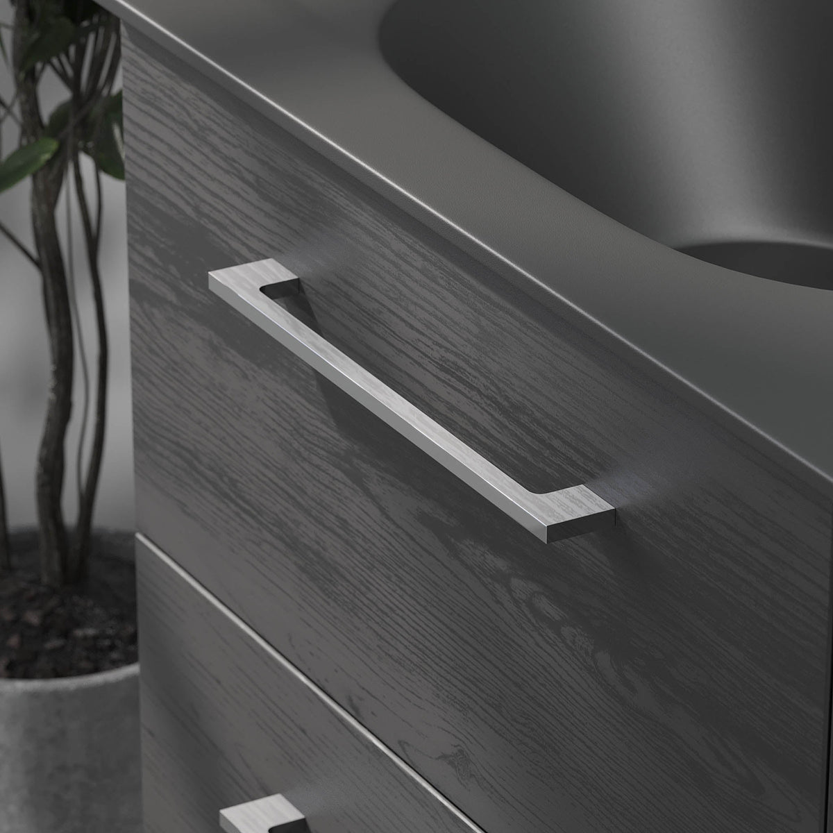 Horten, Furniture Set - Code, Black Wood - 90 cm - MASTERSTORE - 8595677192100 - Furniture Set - Code - 75 - 090 - 60 - 22 - 40 - 8595677192100