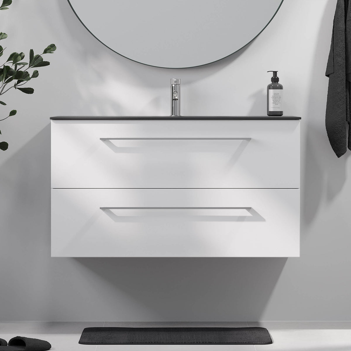 Horten, Furniture Set - Code, White Mat - 80 cm - MASTERSTORE - 8595677190991 - Furniture Set - Code - 75 - 080 - 60 - 01 - 40 - 8595677190991
