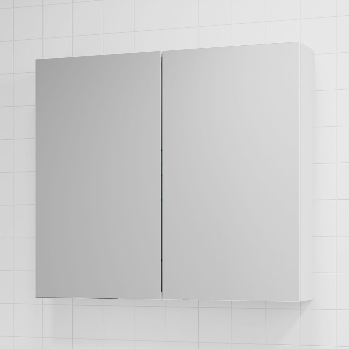 Spegelskåp - 80x14x70 cm - Matt vit - Idse
