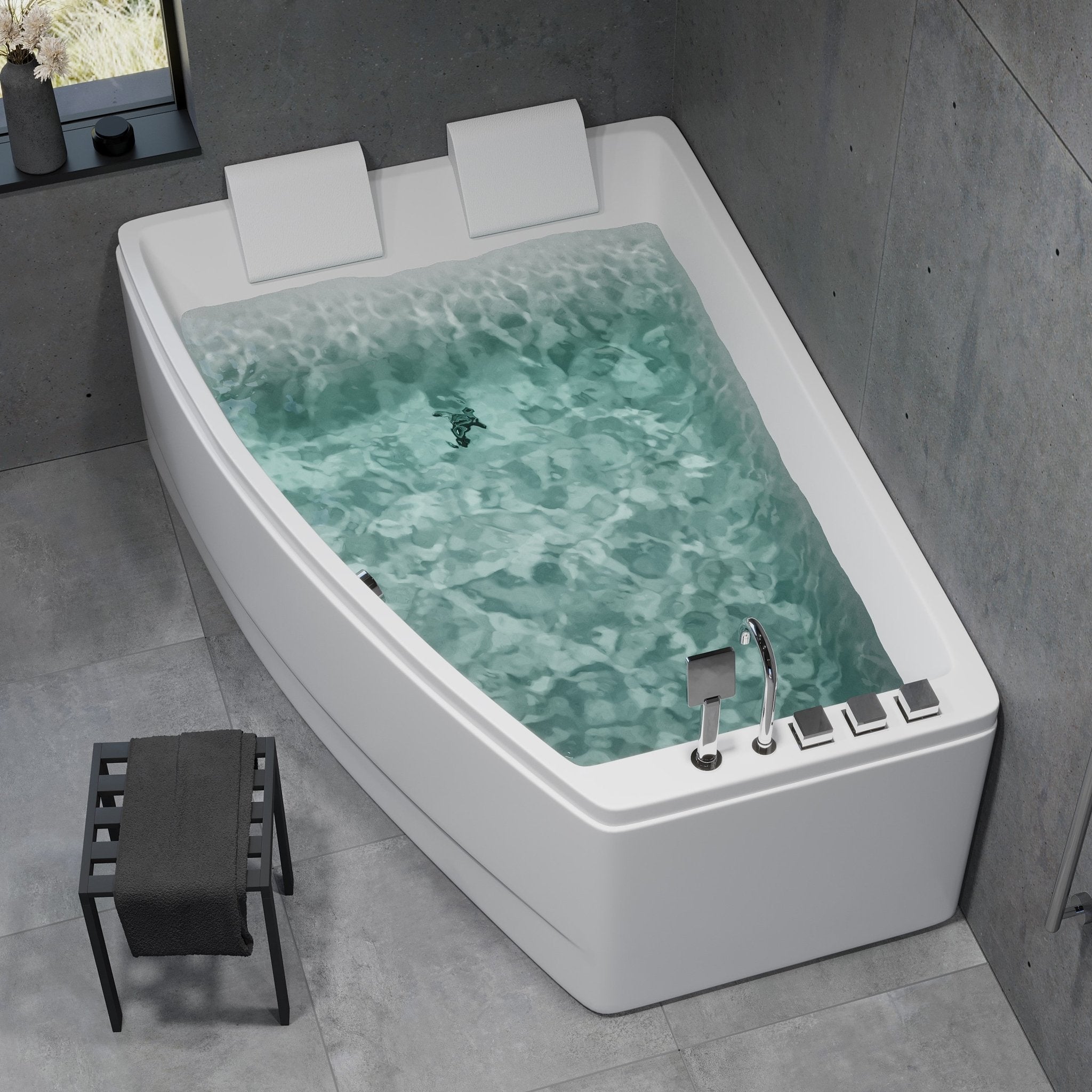 Vejlefjord, Bathtub, White Glossy - 160 cm - MASTERSTORE - 8594175640694 - Bathtub - 11 - 160 - 07 - 11 - 00 - 8594175640694