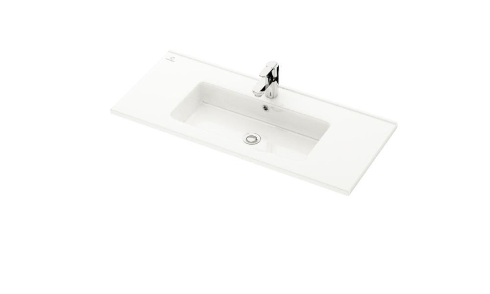 Lillehammer, Wash Basin, White Glossy - 80 cm - MASTERSTORE - 8594175641561 - Wash Basin - 06 - 080 - 06 - 11 - 00 - 8594175641561