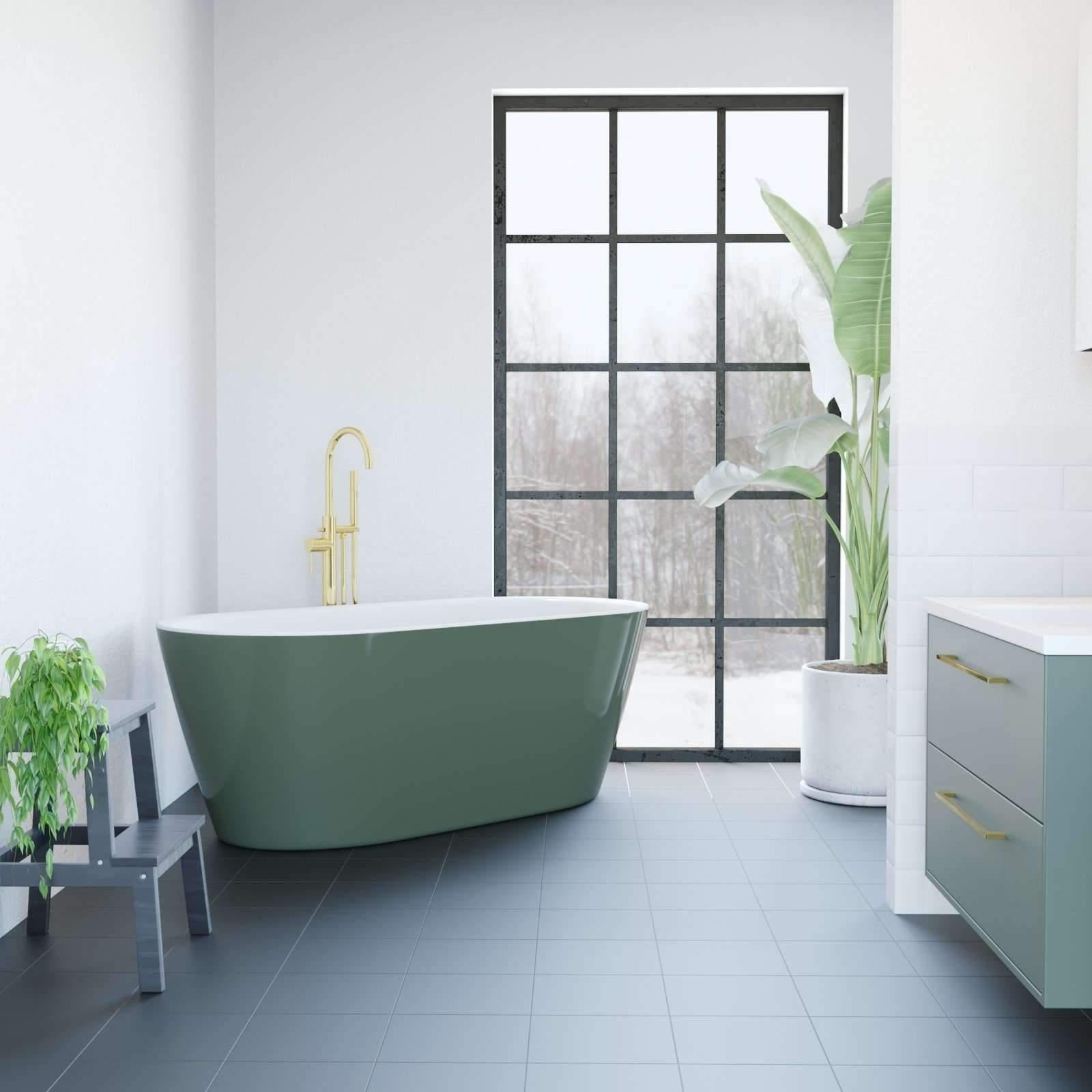 Vedbæk, Bathtub, White Glossy - 160 cm - MASTERSTORE - 8594175642841 - Bathtub - 11 - 160 - 62 - 11 - 00 - 8594175642841