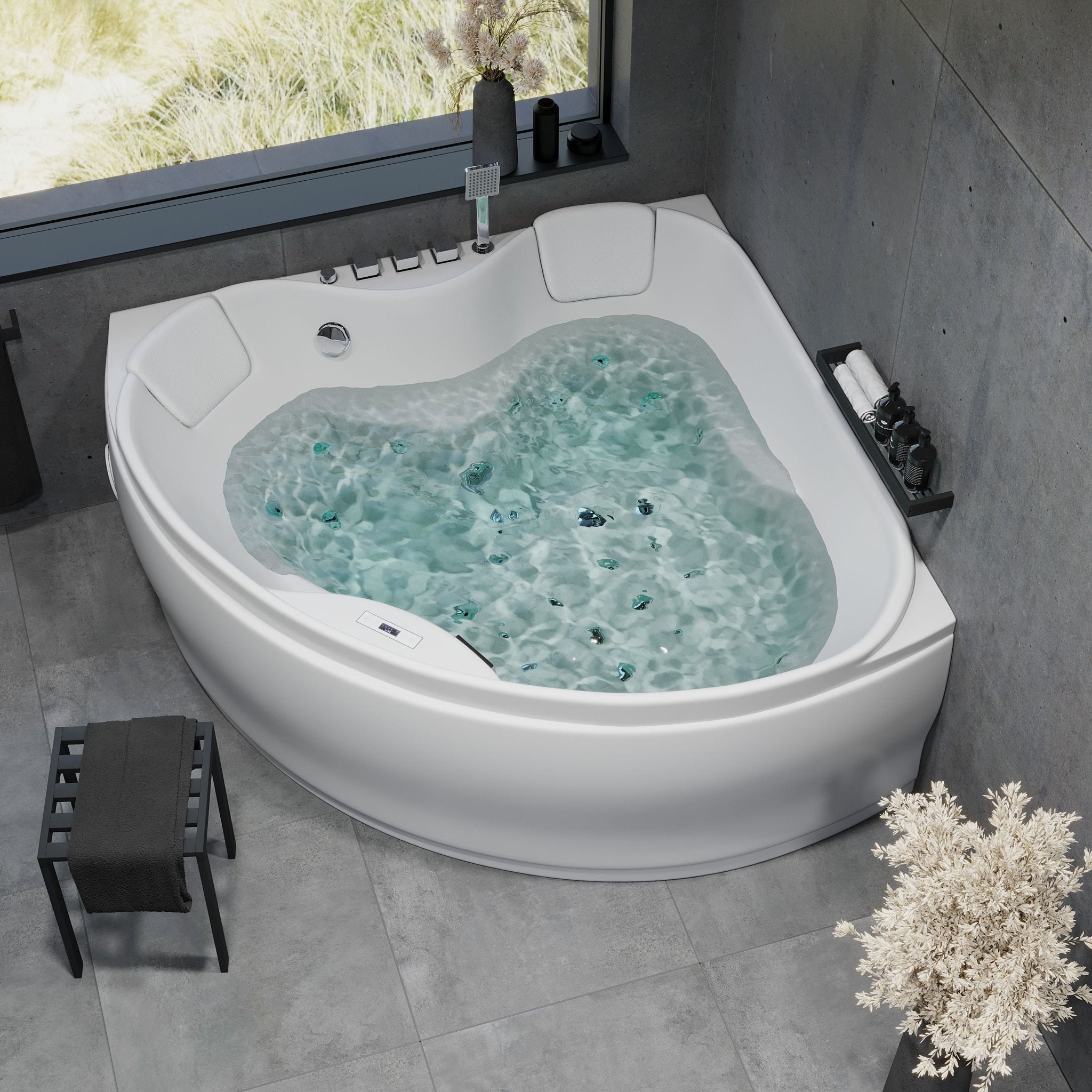Ærø, Whirpool, White Glossy - 150 cm - MASTERSTORE - 8594175643916 - Whirpool - 12 - 150 - 13 - 11 - 00 - 8594175643916
