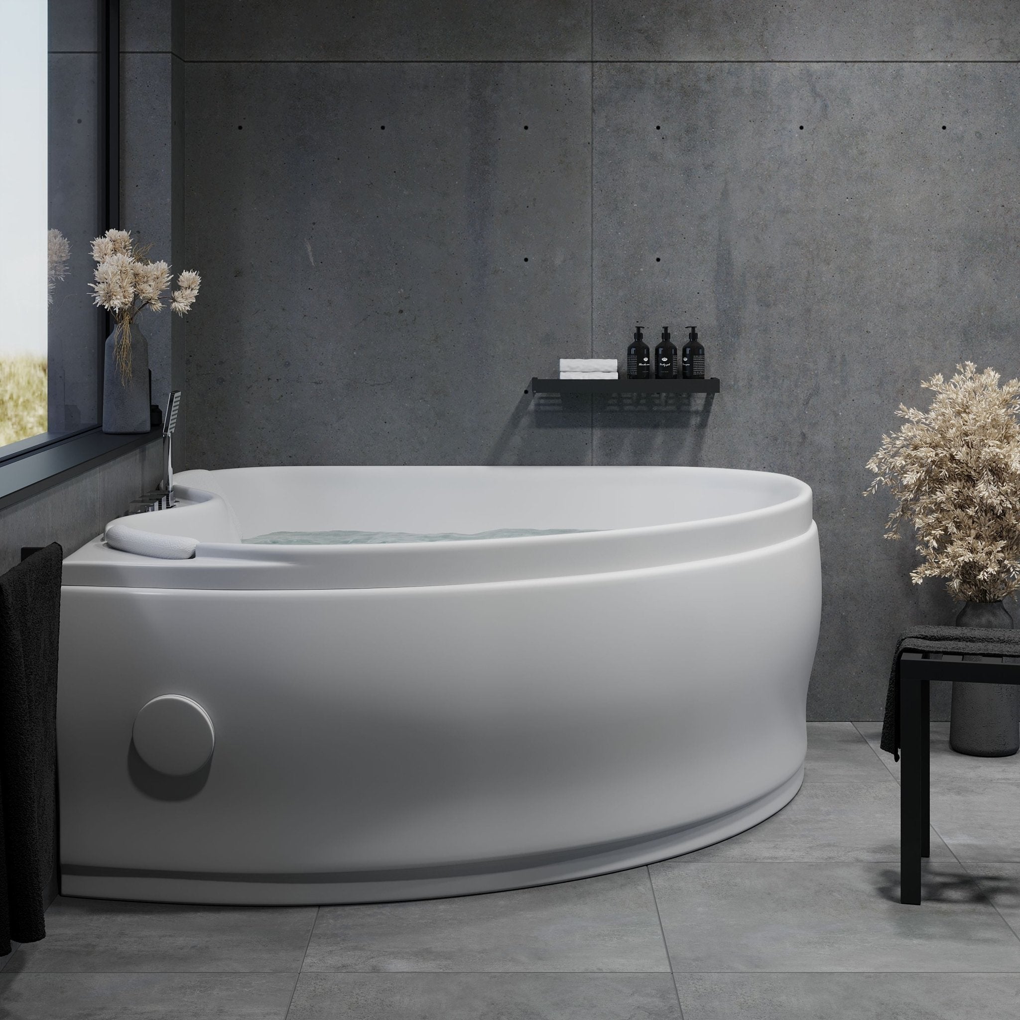 Ærø, Whirpool, White Glossy - 150 cm - MASTERSTORE - 8594175643916 - Whirpool - 12 - 150 - 13 - 11 - 00 - 8594175643916