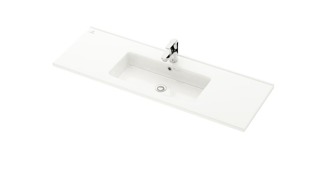 Lillehammer, Wash Basin, White Glossy - 100 cm - MASTERSTORE - 8594175645569 - Wash Basin - 06 - 100 - 06 - 11 - 00 - 8594175645569