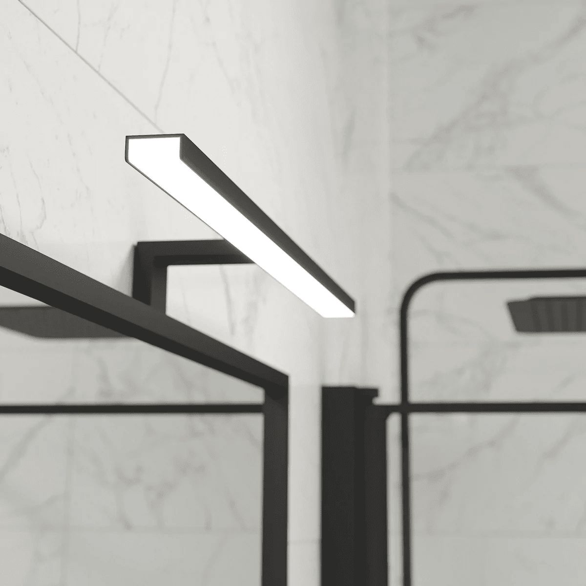 LED bathroom lamp - 30 cm - IP44 - matt black - Lynæs - MASTERSTORE - 8594175645583 - Bathroom Lighting - 10-030-03-02-00 - 8594175645583