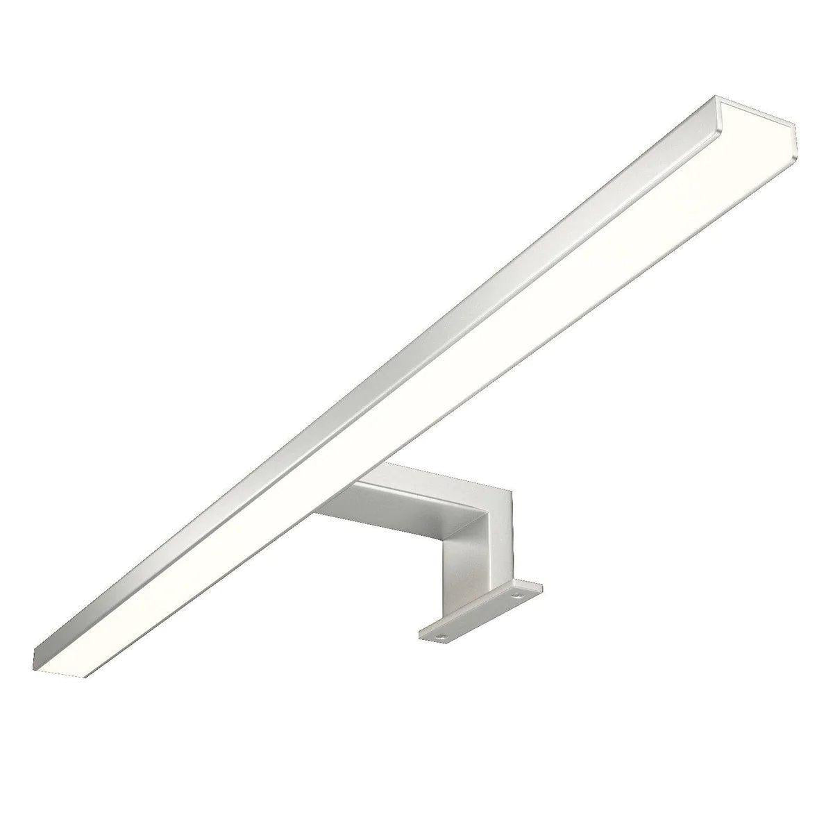 Lynäs LED lampa för spegel och spegelskåp, Borstad Aluminium