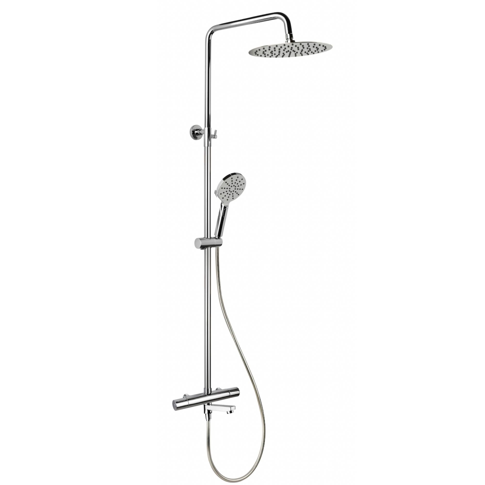 Dragør, Takduschset med badkarsutlopp, Krom - 160 cc - Duschsystem - Dragør, Shower Tube Set, Chrome - 16 cm - MASTERSTORE - 8595677101638 - Shower Tube Set - 31 - 160 - 11 - 60 - 00 - 8595677101638 -