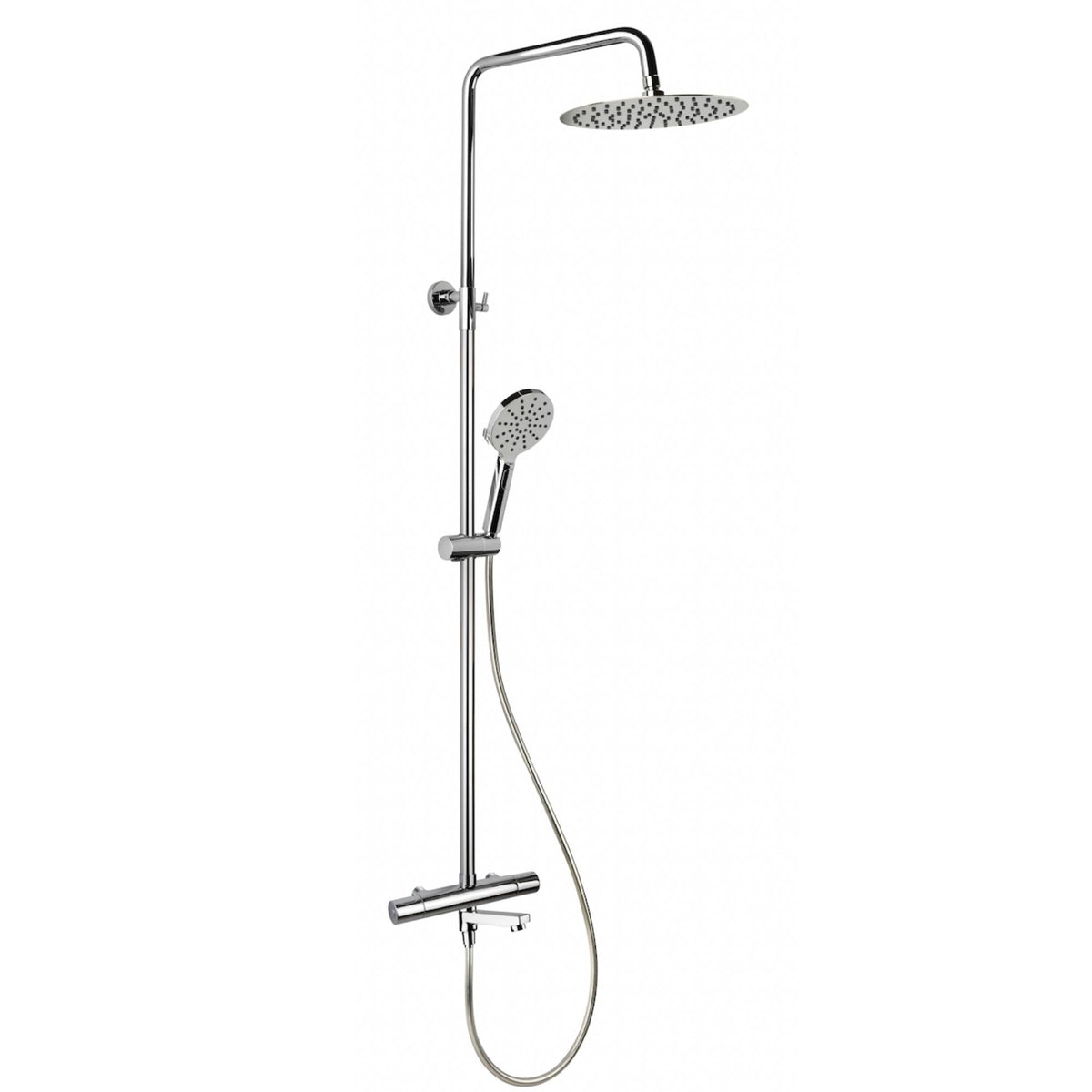 Dragør, Shower Tube Set, Chrome - 16 cm - MASTERSTORE - 8595677101638 - Shower Tube Set - 31 - 160 - 11 - 60 - 00 - 8595677101638