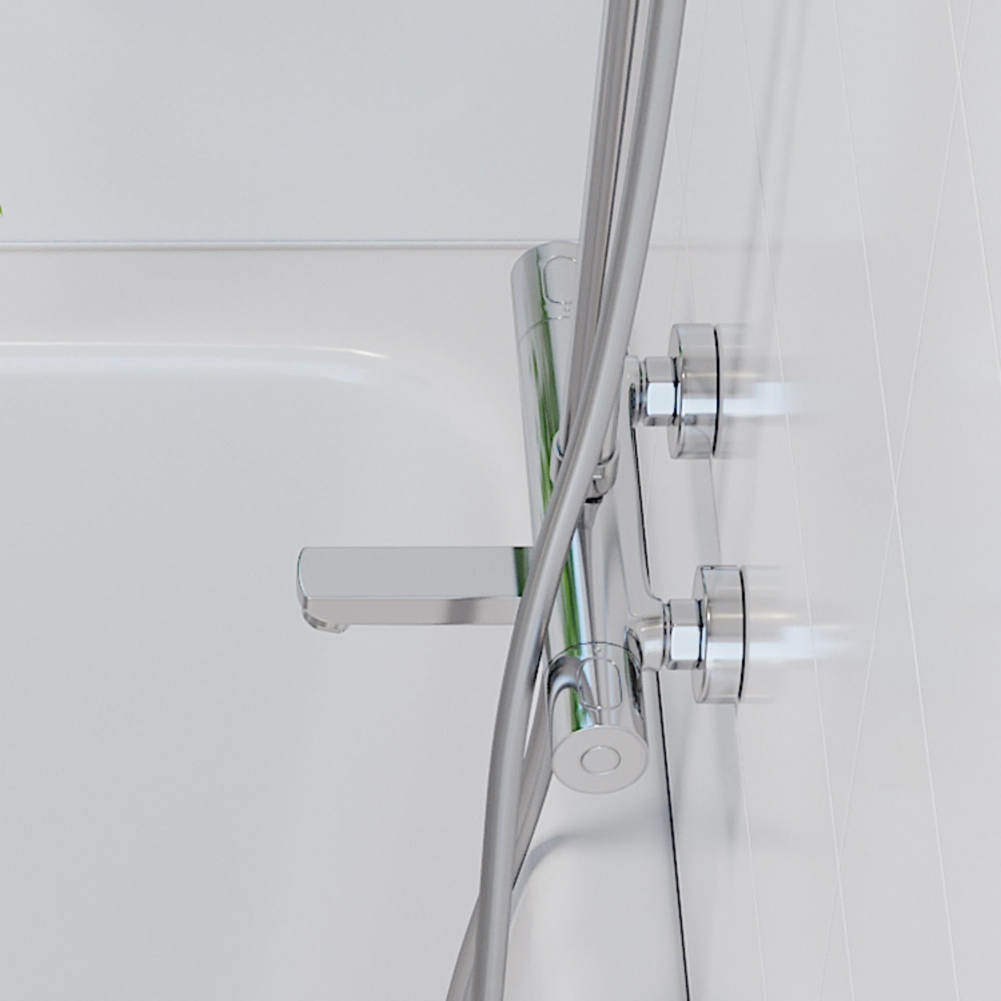 Dragør, Shower Tube Set, Chrome - 16 cm - MASTERSTORE - 8595677101638 - Shower Tube Set - 31 - 160 - 11 - 60 - 00 - 8595677101638
