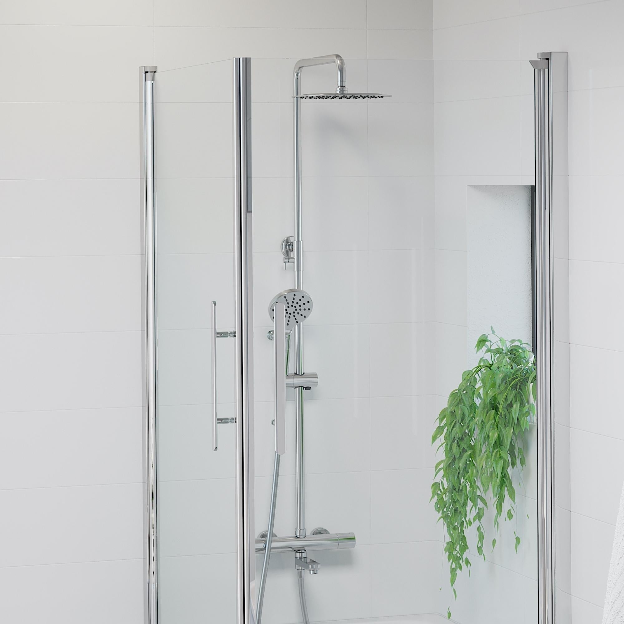 Dragør, Shower Tube Set, Chrome - 16 cm - MASTERSTORE - 8595677101638 - Shower Tube Set - 31 - 160 - 11 - 60 - 00 - 8595677101638