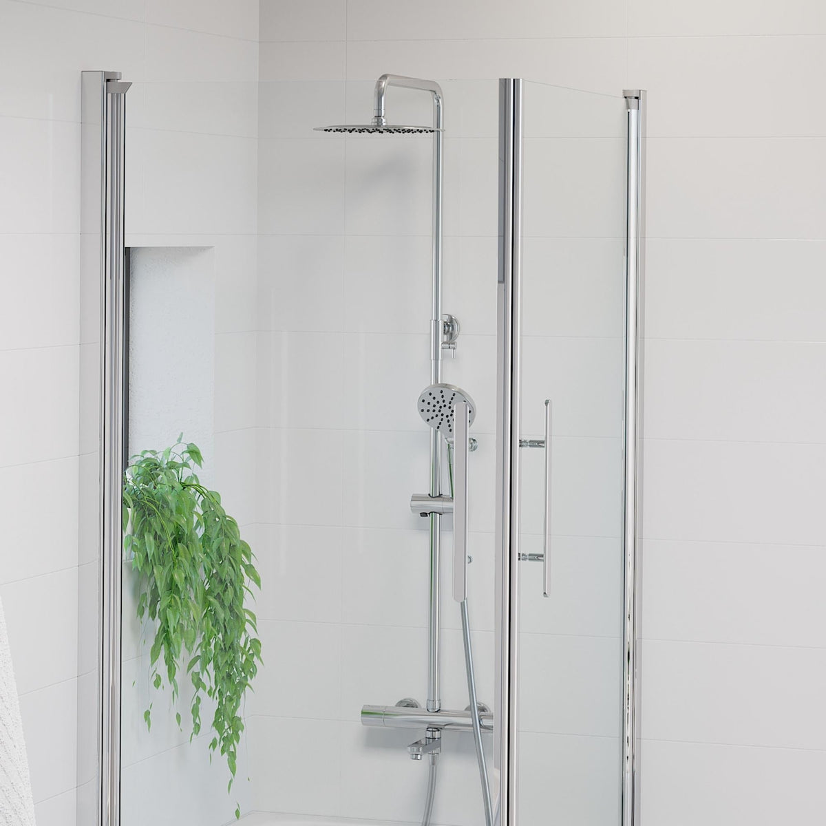 Dragør, Shower Tube Set, Chrome - 16 cm - MASTERSTORE - 8595677101638 - Shower Tube Set - 31 - 160 - 11 - 60 - 00 - 8595677101638