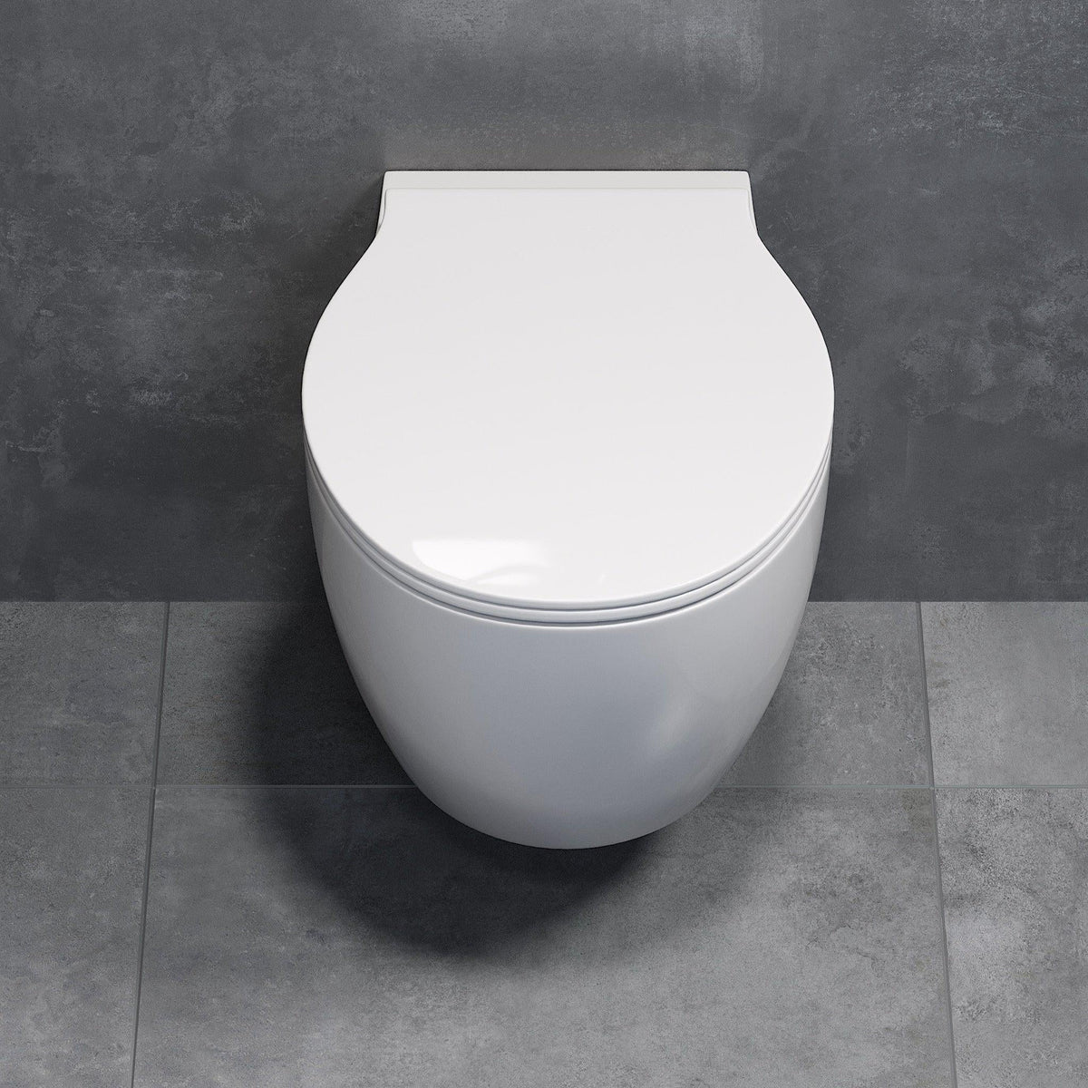Ikornnes, Toilet Wallhung, White Glossy - 36 cm - MASTERSTORE - 8595677101980 - Toilet Wallhung - 23 - 036 - 01 - 11 - 00 - 8595677101980