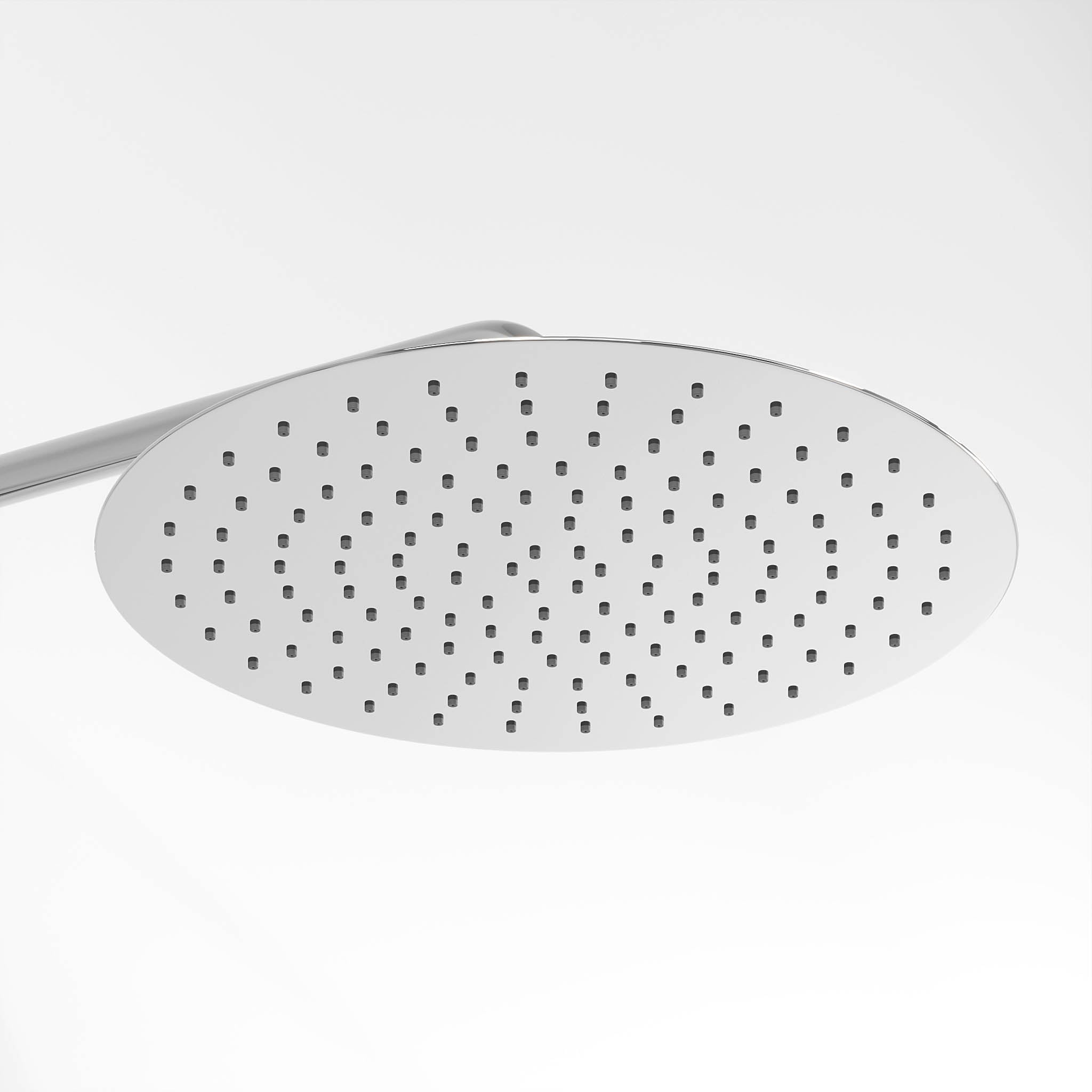 Shower system with thermostatic mixer 150mm C/C - Ø400 mm overhead shower, hand shower - chrome - Dragør - MASTERSTORE - 8595677102956 - Showersystem - 31-120-13-60-00 - 8595677102956