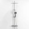 Shower system with thermostatic mixer 150mm C/C - Ø400 mm overhead shower, hand shower - chrome - Dragør - MASTERSTORE - 8595677102956 - Showersystem - 31-120-13-60-00 - 8595677102956