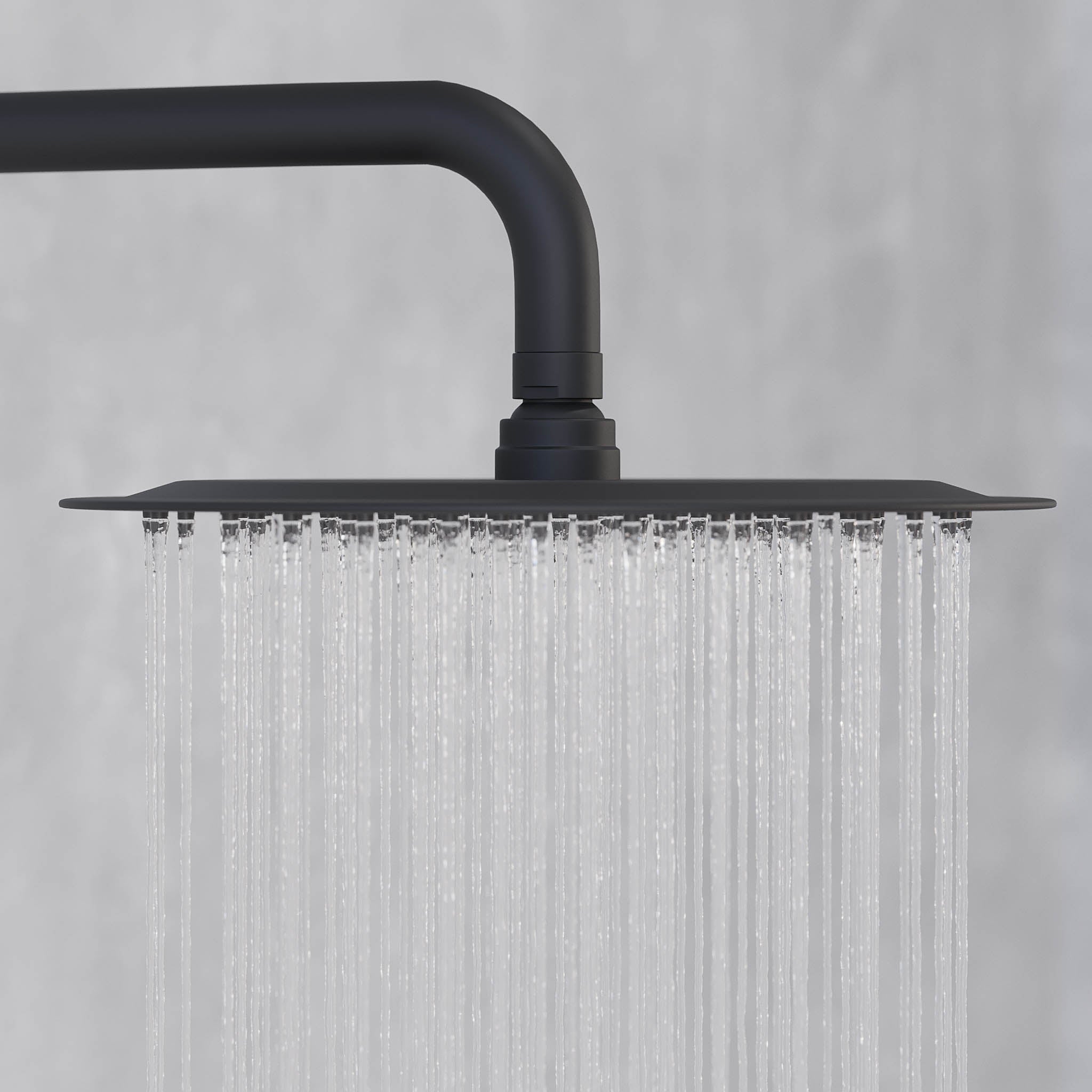 Shower system with thermostatic mixer 150mm C/C - Ø250 mm overhead shower, hand shower - matt black - Dragør - MASTERSTORE - 8595677103816 - Showersystem - 31-120-05-02-00 - 8595677103816